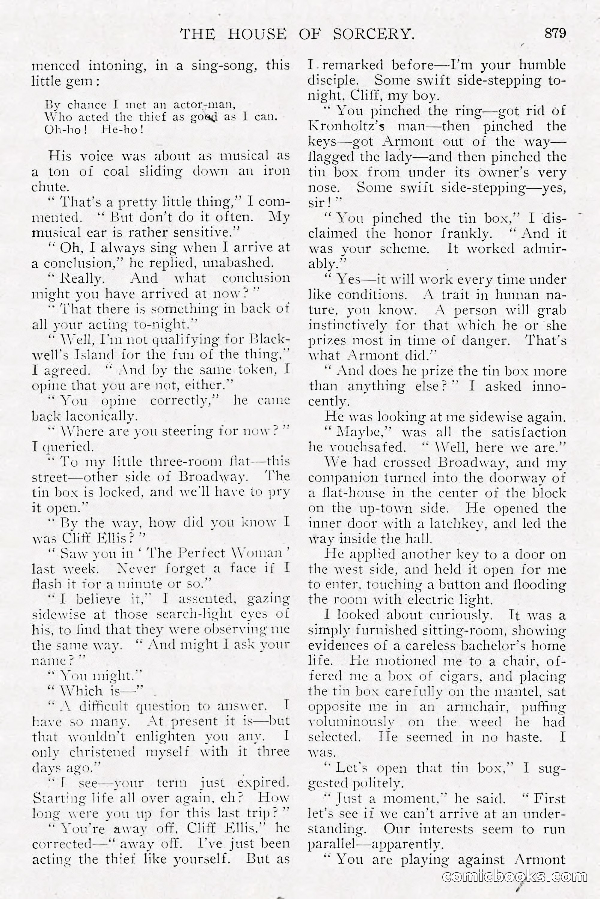 The All-Story Magazine, Dec 1913 — page 169 of 266