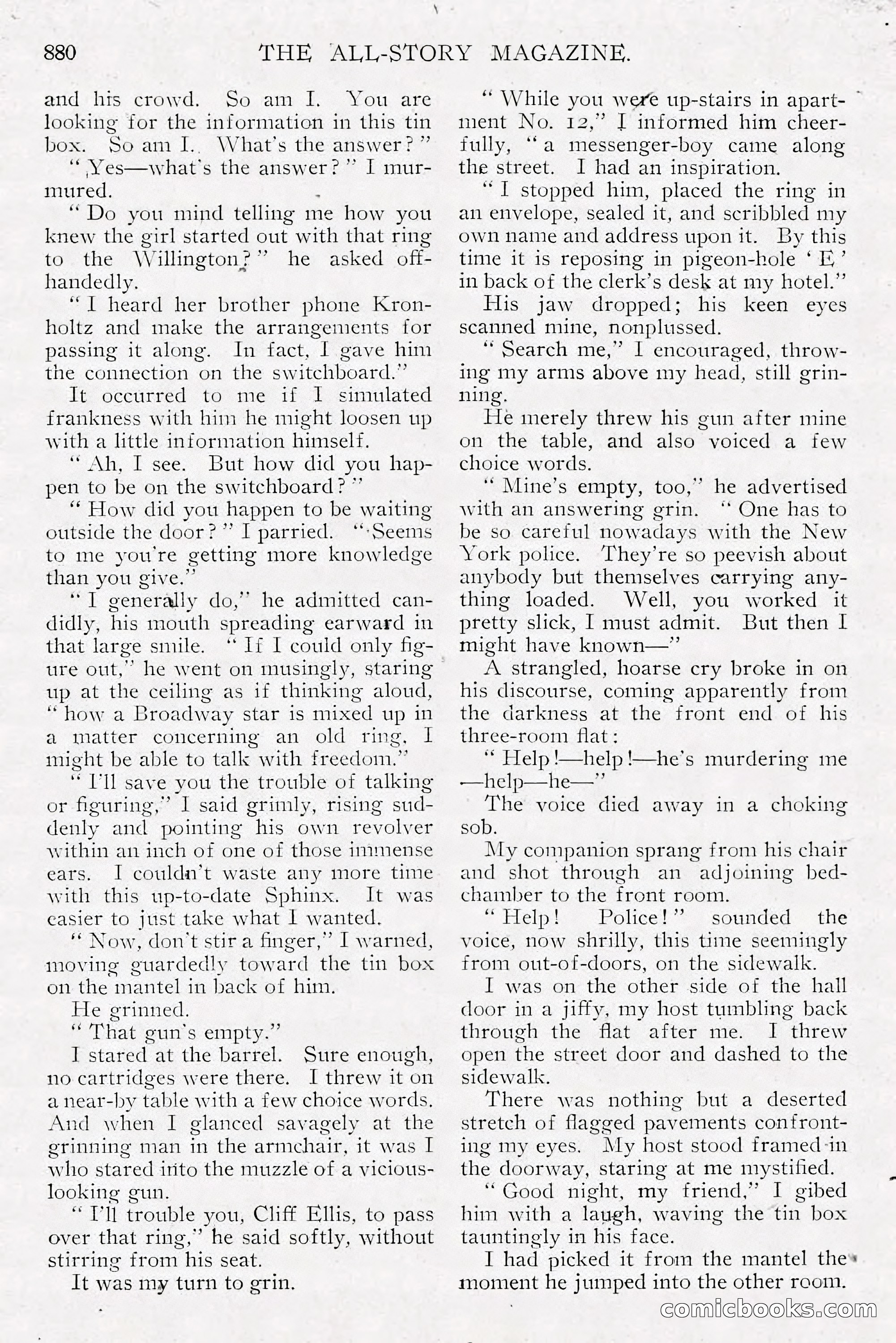 The All-Story Magazine, Dec 1913 — page 170 of 266