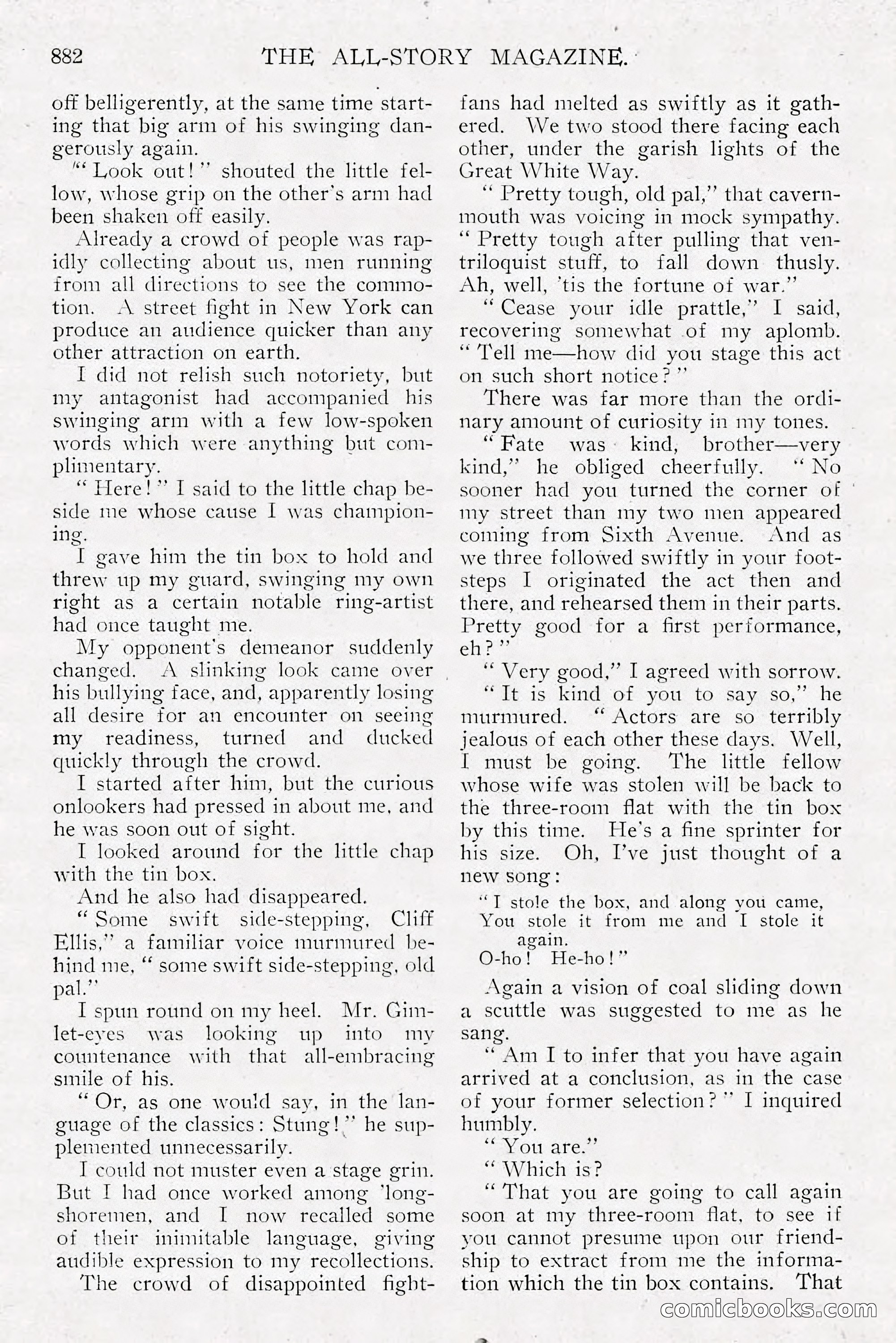 The All-Story Magazine, Dec 1913 — page 172 of 266