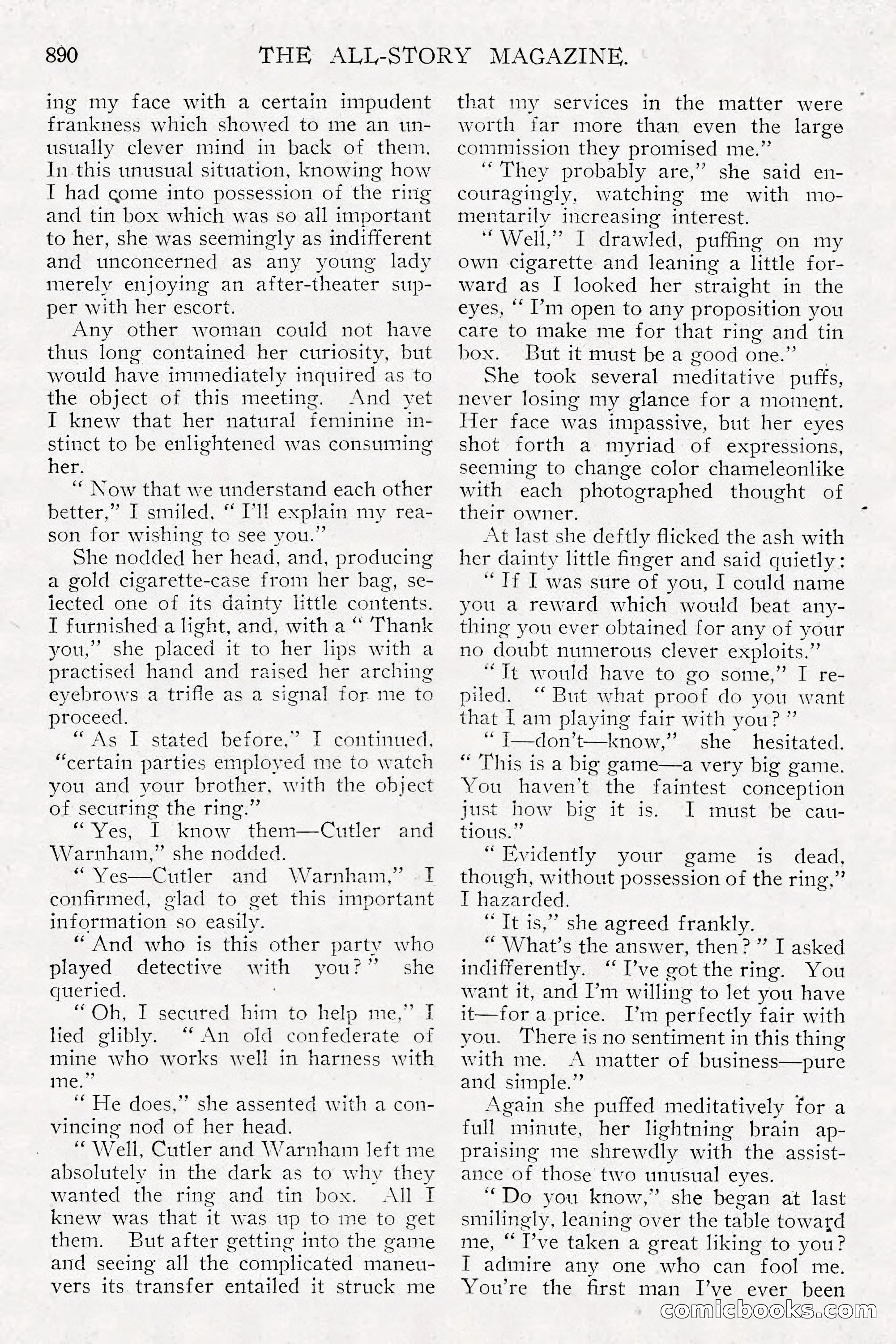 The All-Story Magazine, Dec 1913 — page 180 of 266
