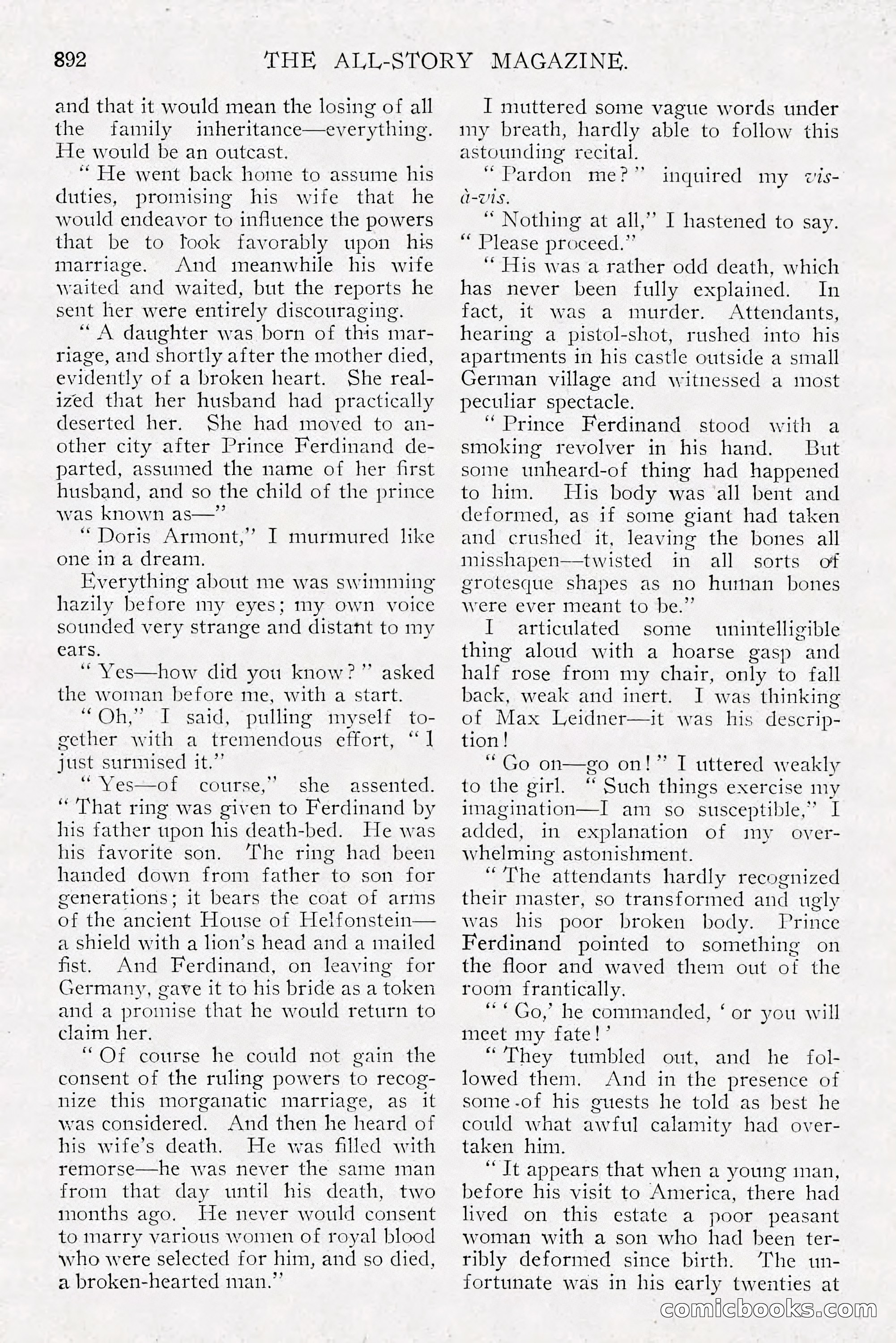 The All-Story Magazine, Dec 1913 — page 182 of 266