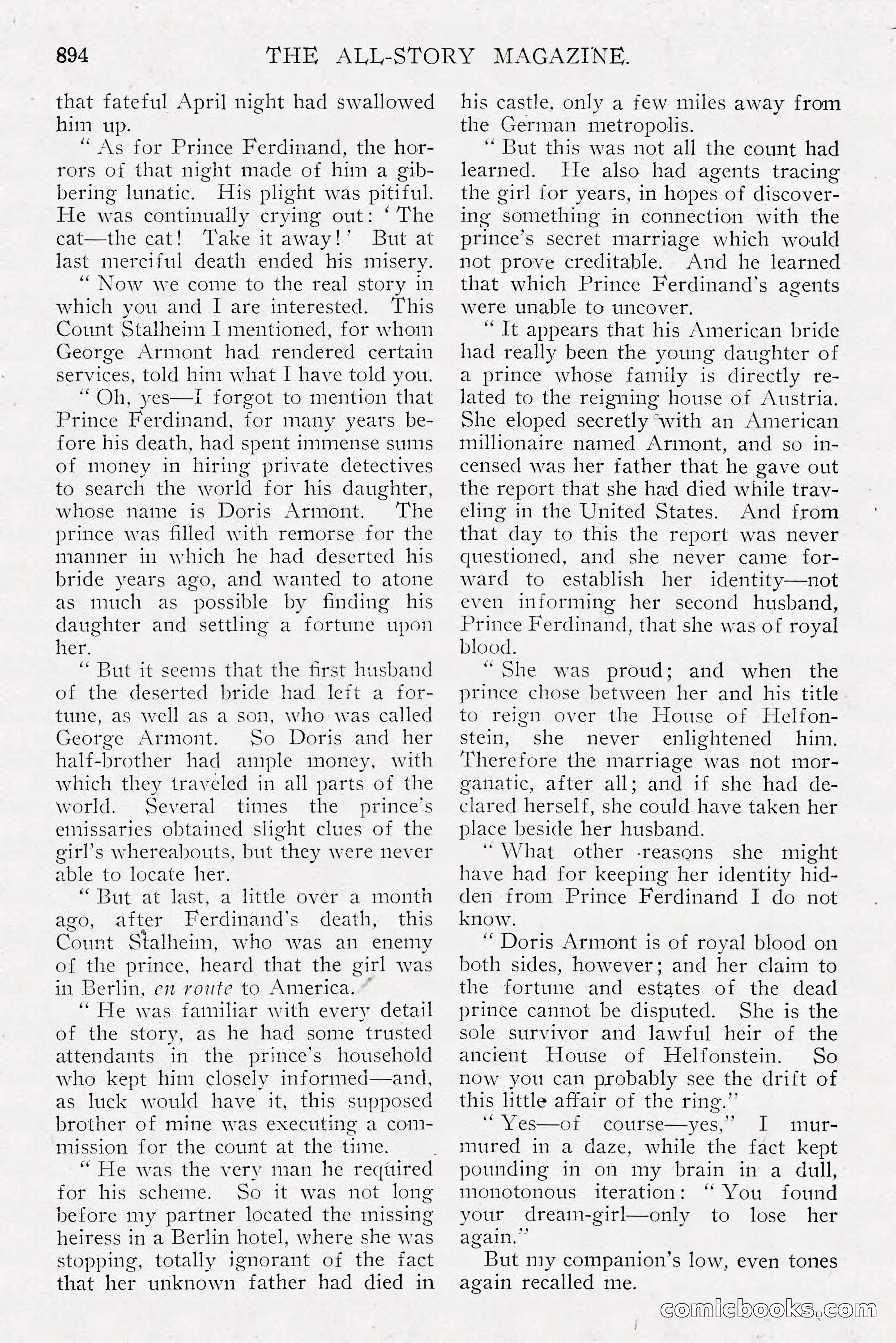 The All-Story Magazine, Dec 1913 — page 184 of 266