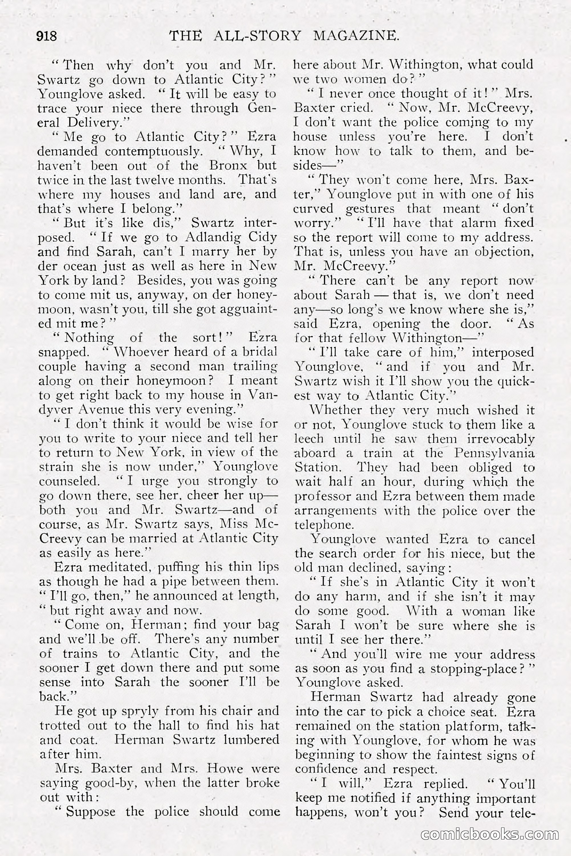 The All-Story Magazine, Dec 1913 — page 208 of 266
