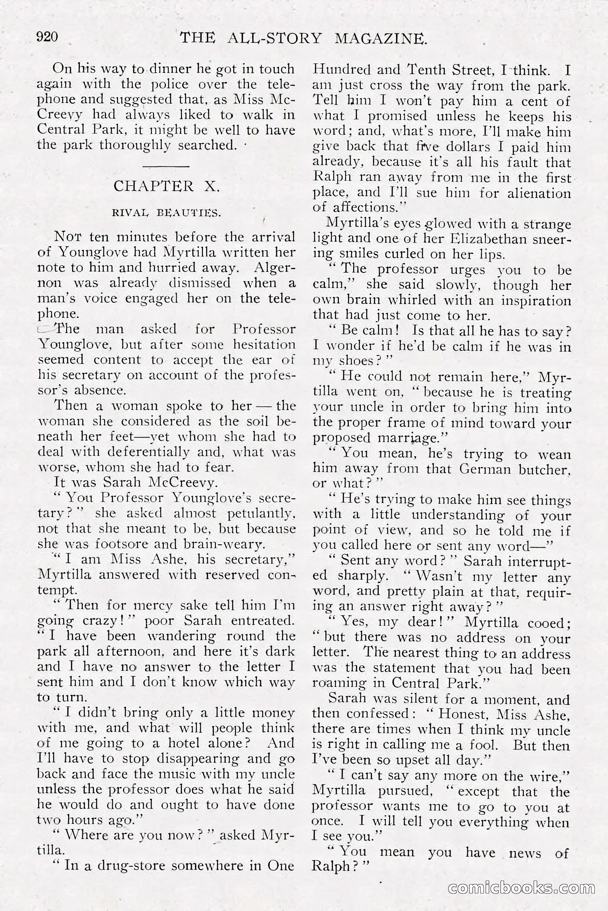 The All-Story Magazine, Dec 1913 — page 210 of 266