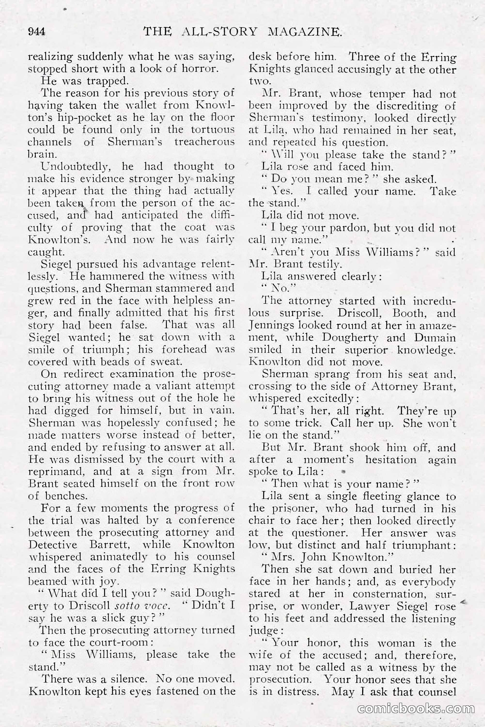 The All-Story Magazine, Dec 1913 — page 234 of 266