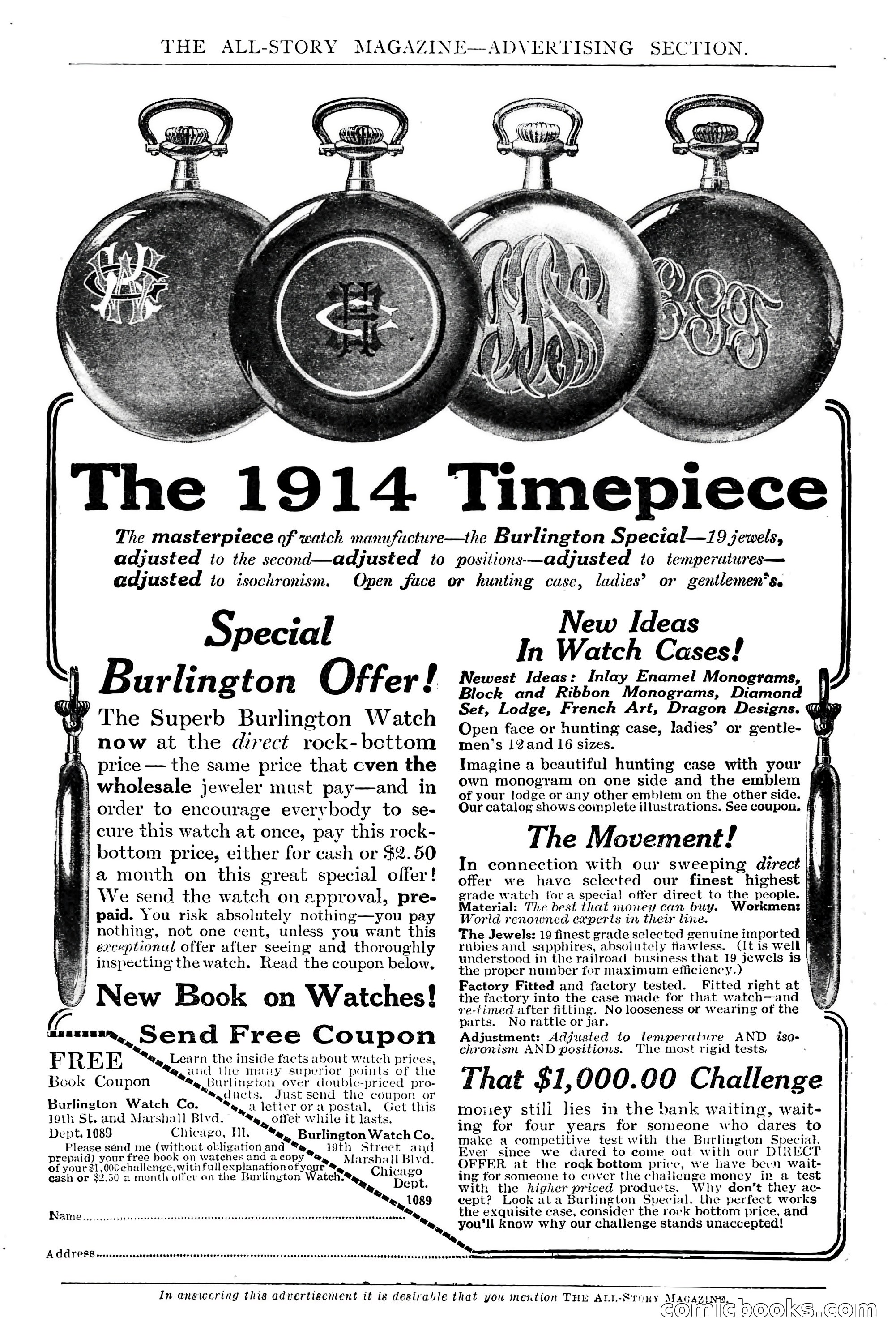 The All-Story Magazine, Dec 1913 — page 266 of 266