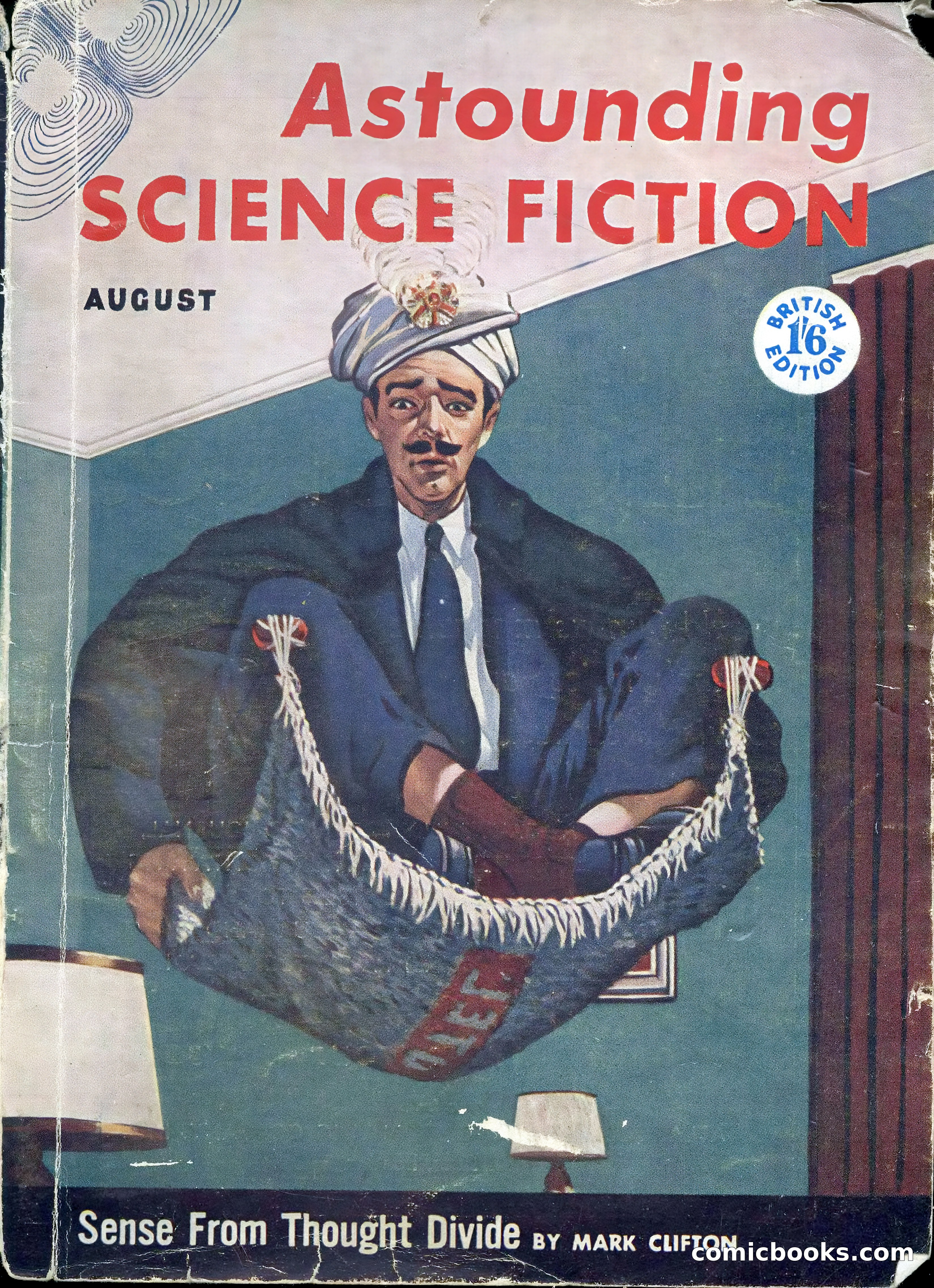 Astounding Science Fiction, August 1955 (British Edition)