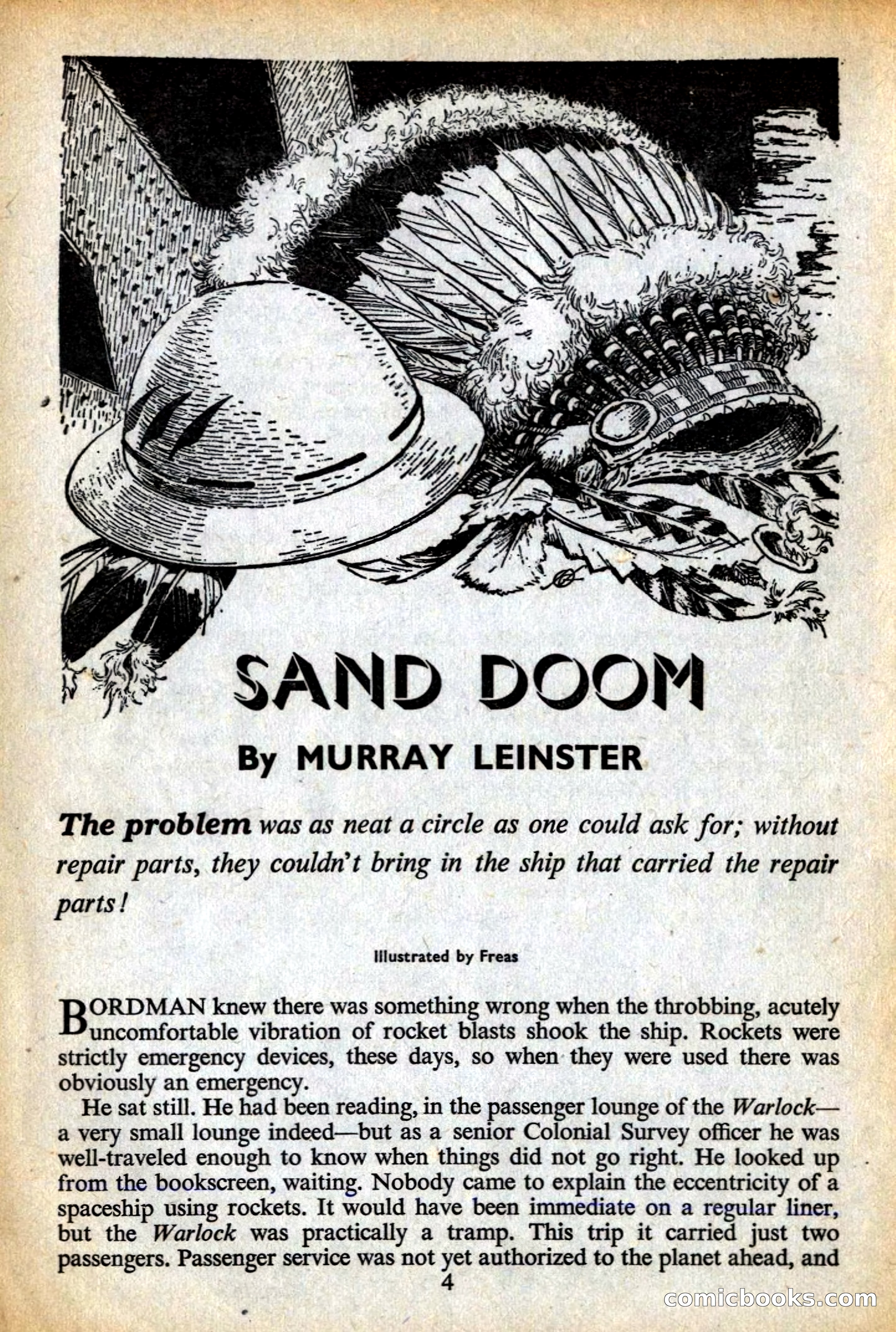 Astounding British Edition, May 1956 — page 6 of 132