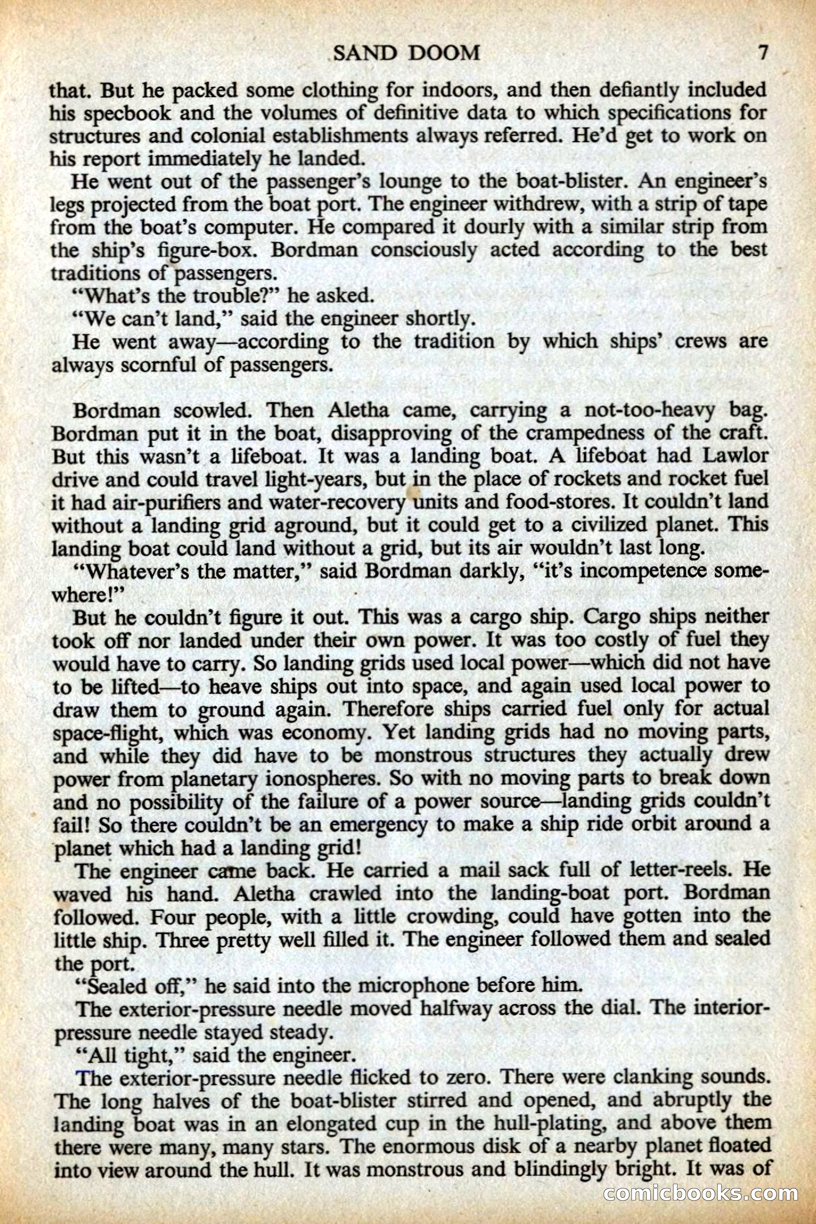 Astounding British Edition, May 1956 — page 9 of 132