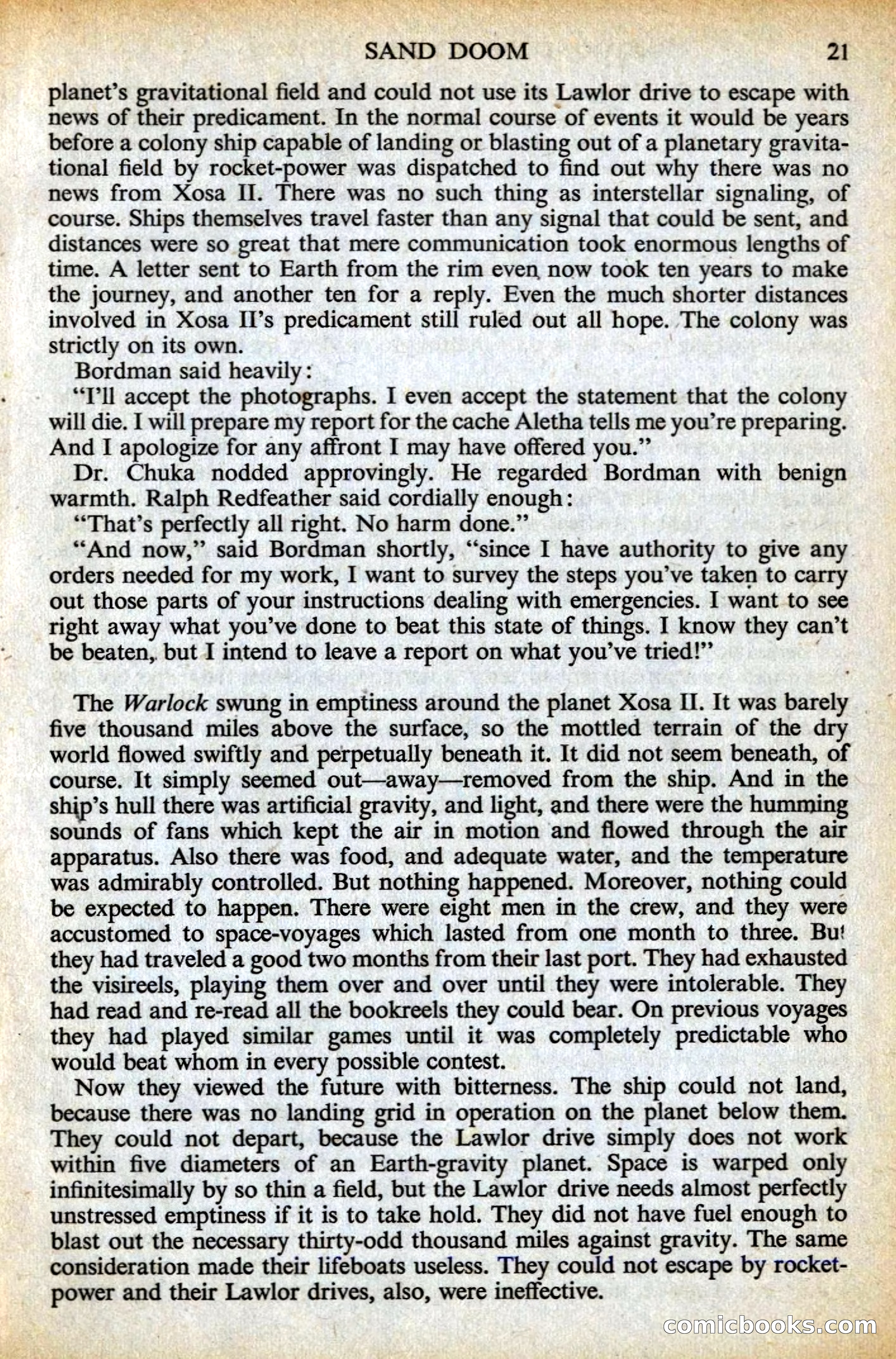 Astounding British Edition, May 1956 — page 23 of 132