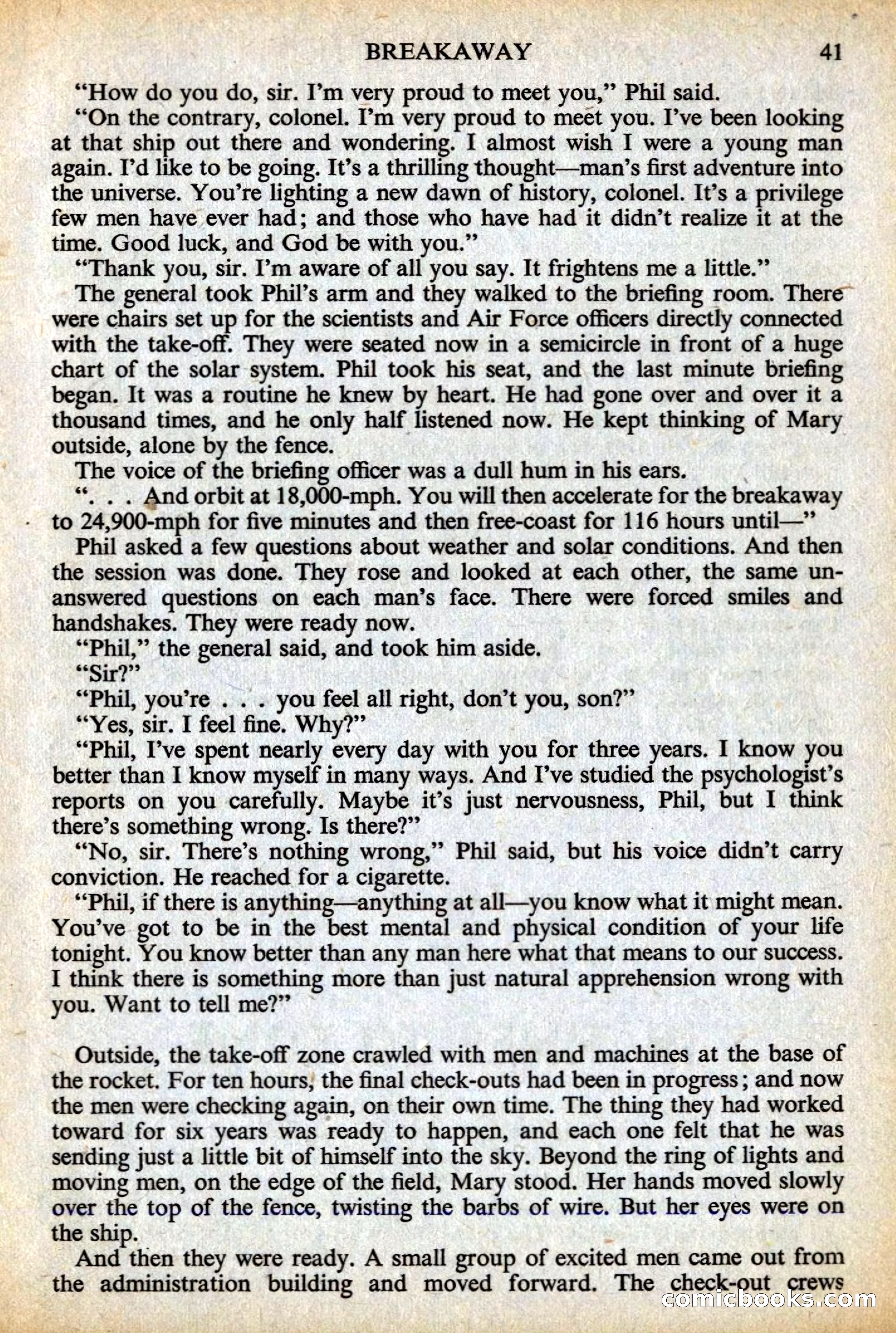 Astounding British Edition, May 1956 — page 43 of 132
