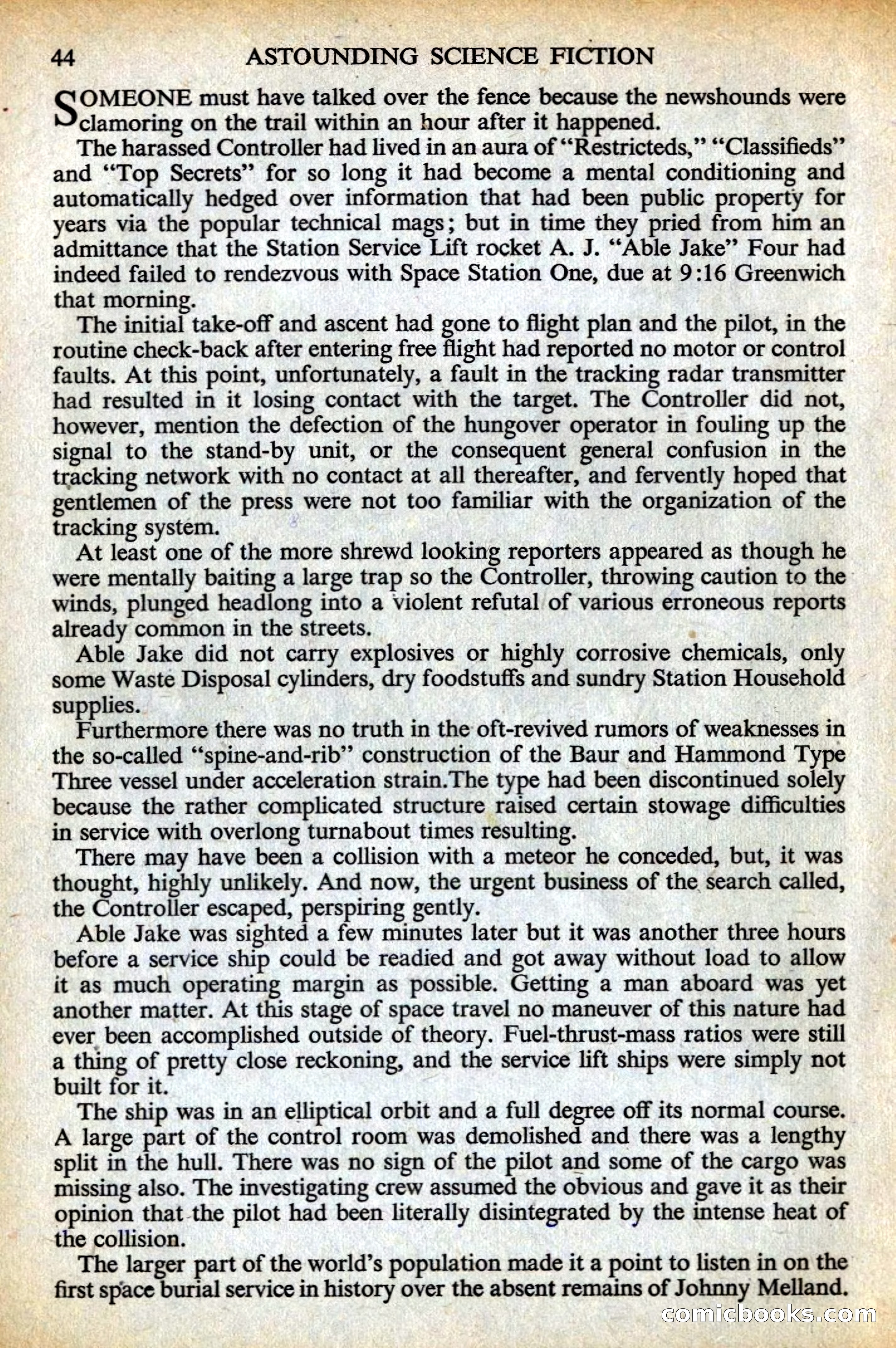 Astounding British Edition, May 1956 — page 46 of 132