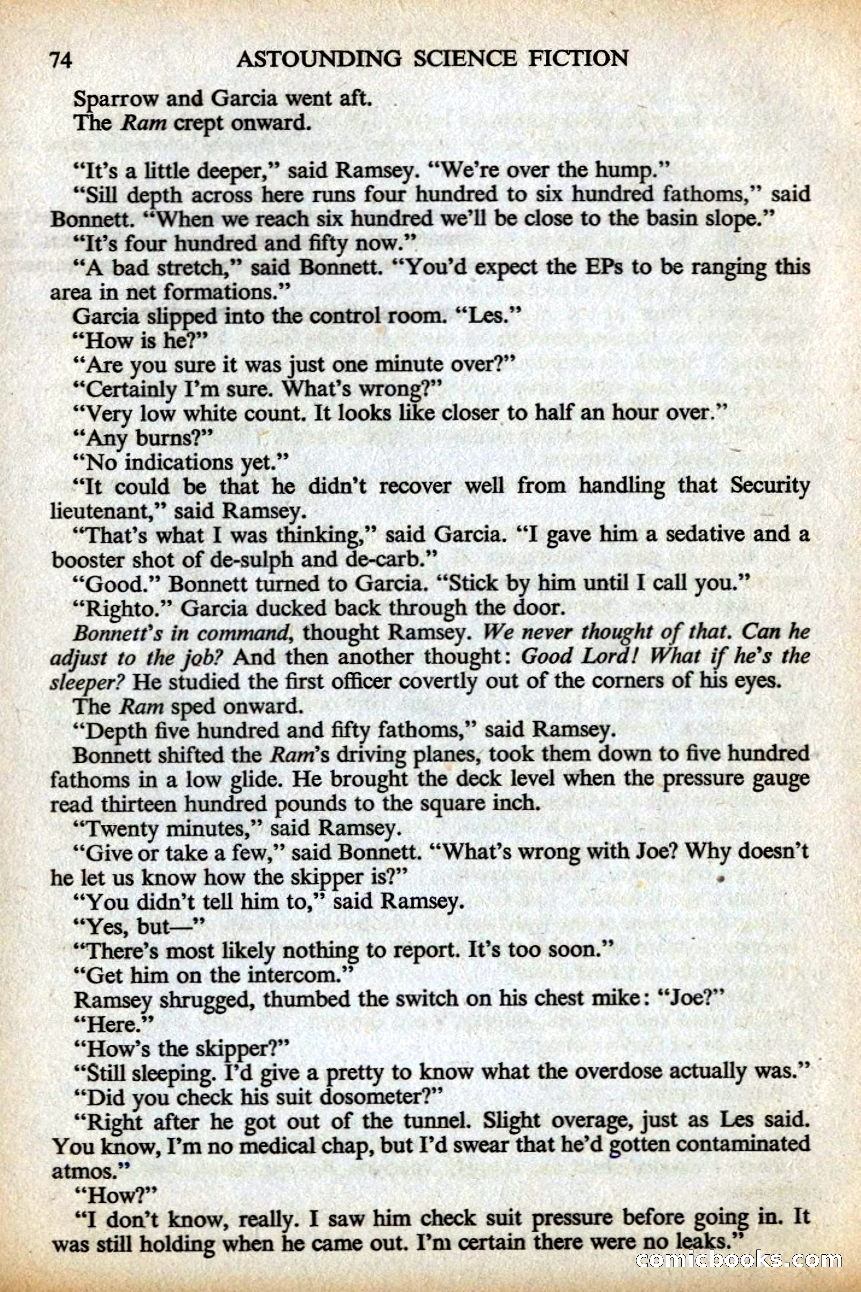 Astounding British Edition, May 1956 — page 76 of 132