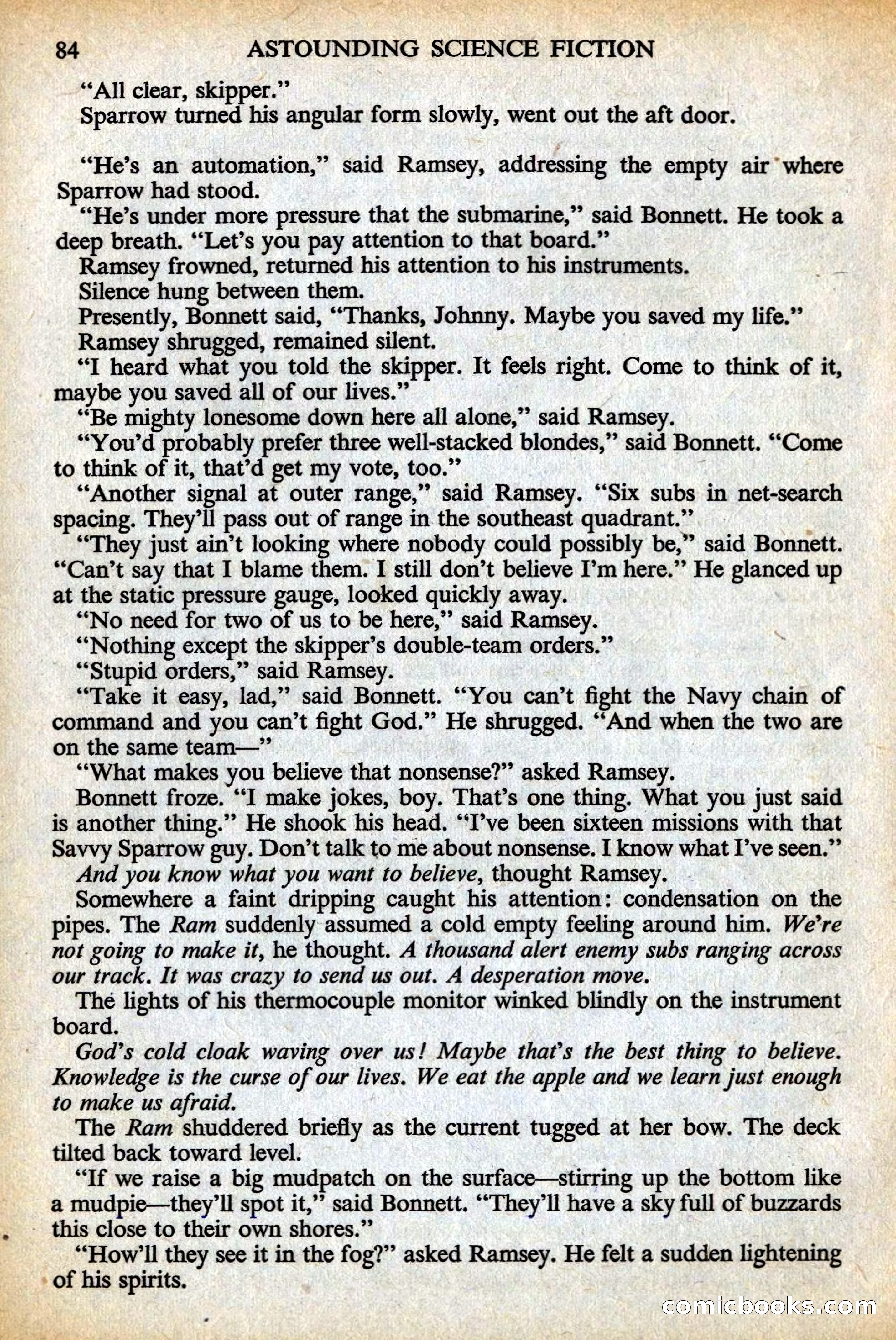 Astounding British Edition, May 1956 — page 86 of 132