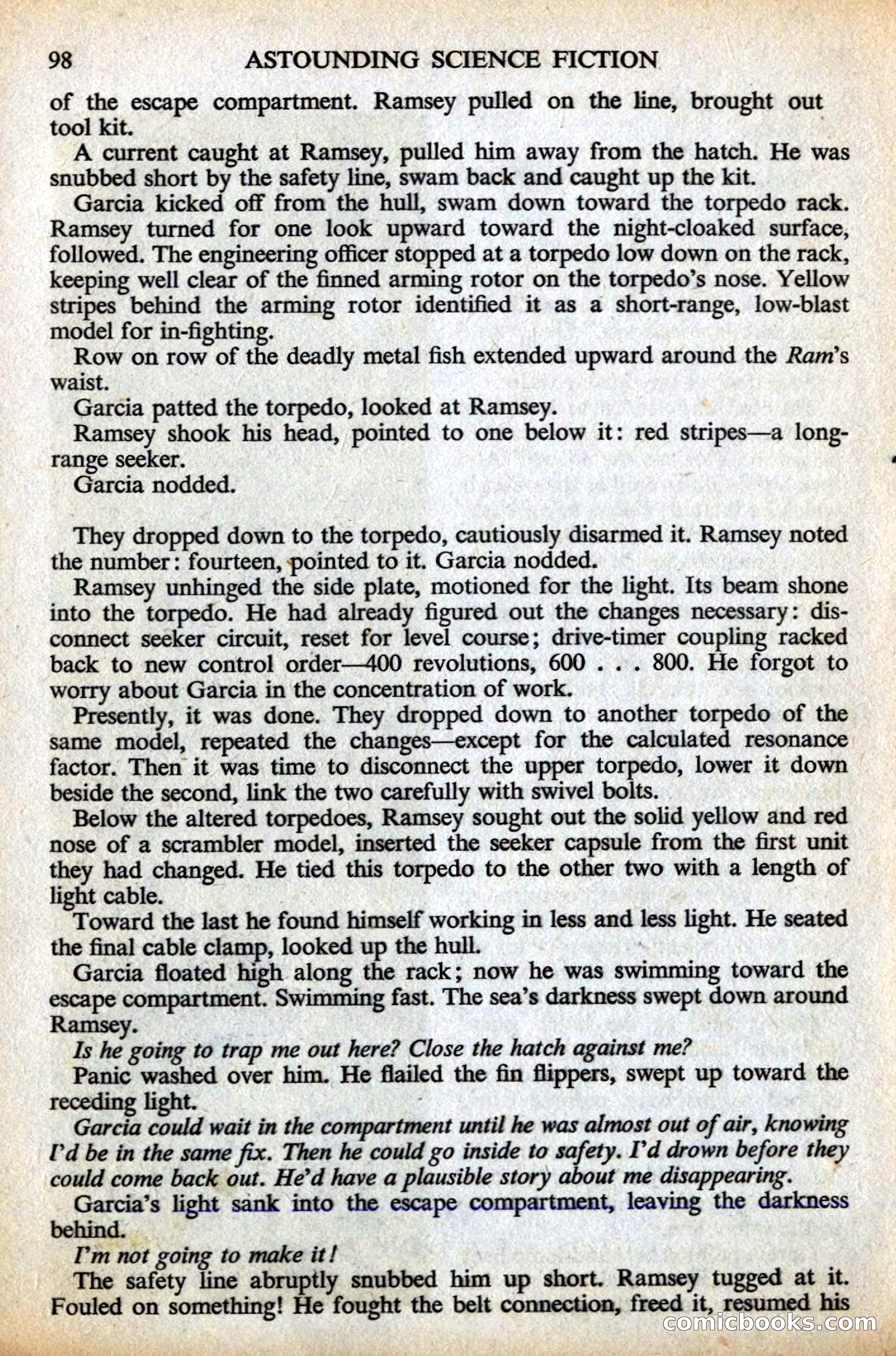 Astounding British Edition, May 1956 — page 100 of 132