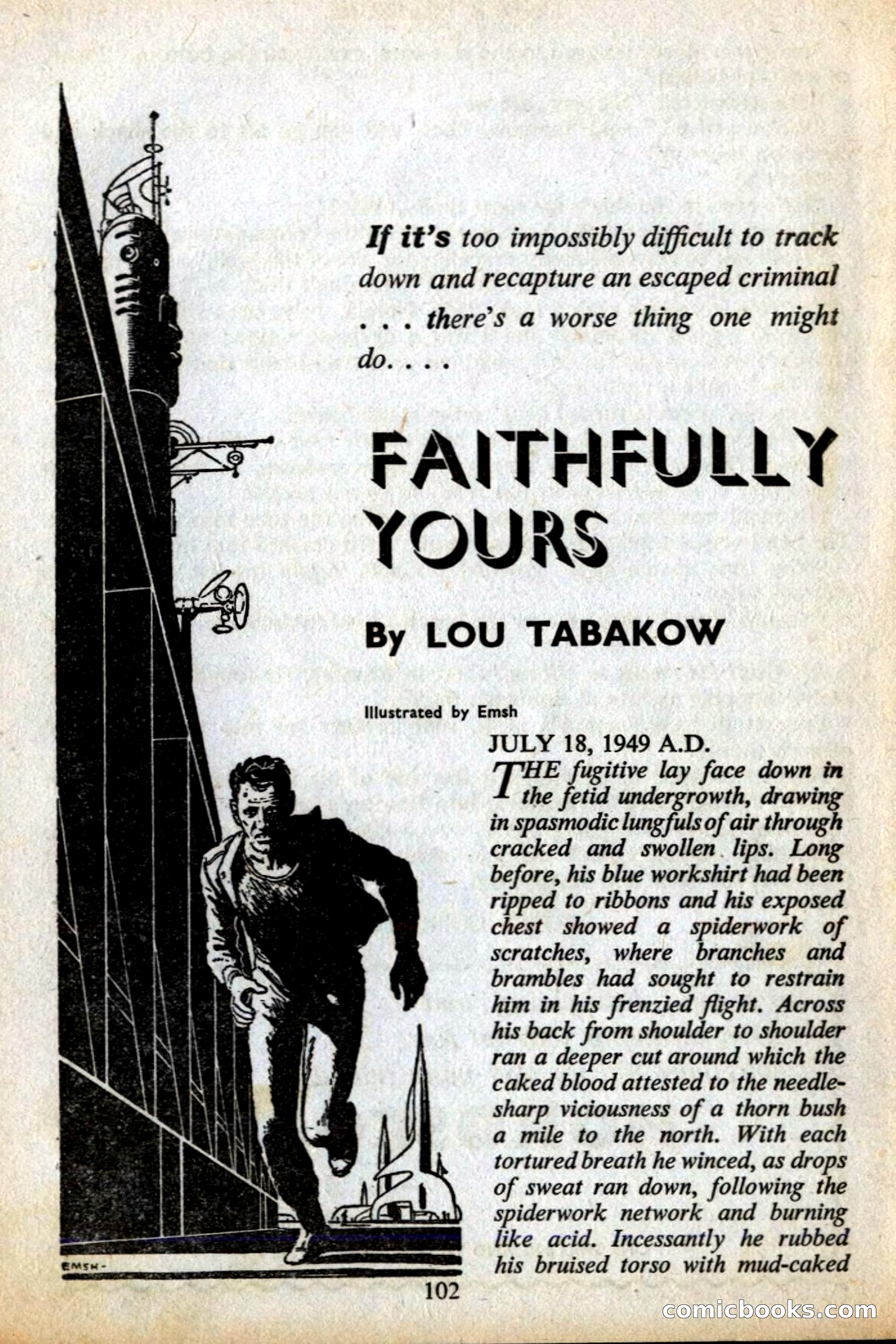 Astounding British Edition, May 1956 — page 104 of 132