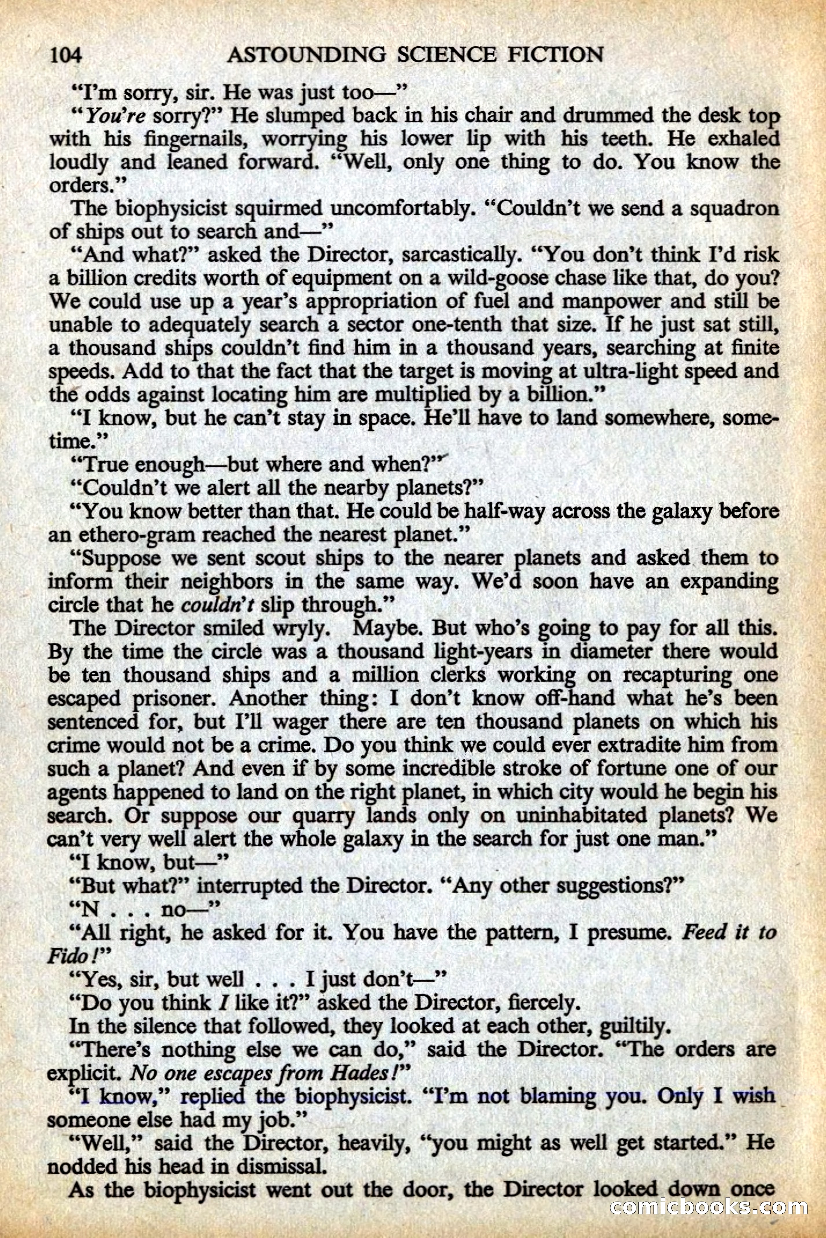 Astounding British Edition, May 1956 — page 106 of 132