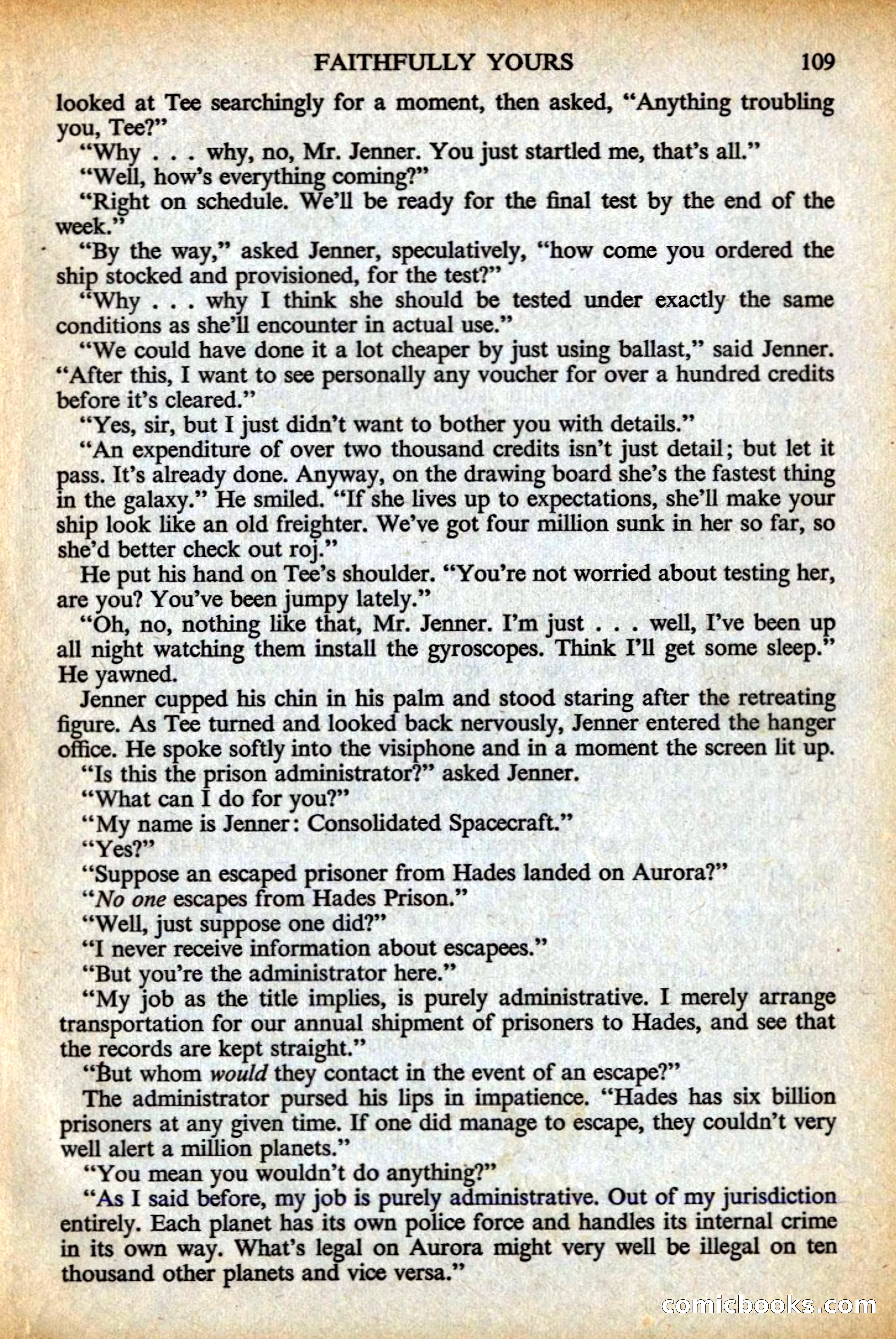 Astounding British Edition, May 1956 — page 111 of 132