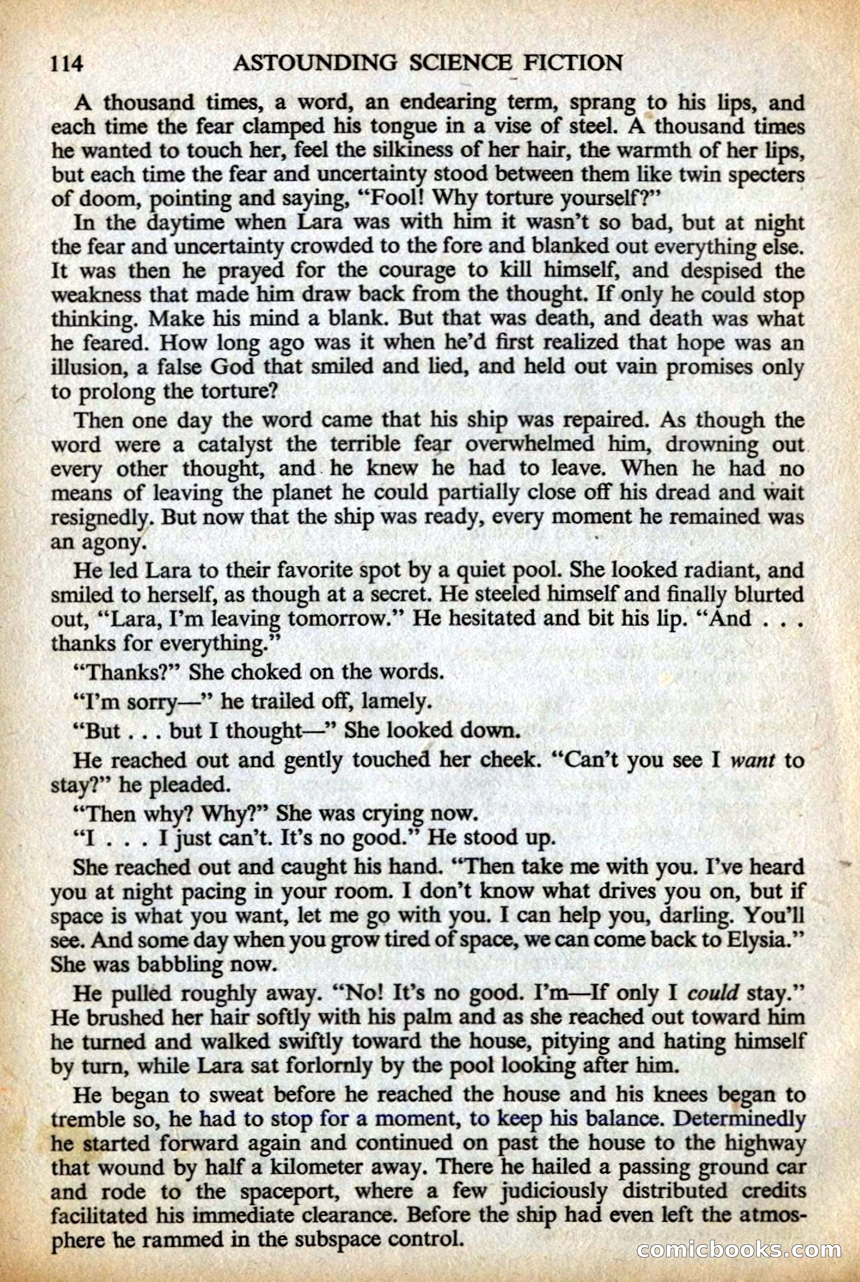 Astounding British Edition, May 1956 — page 116 of 132