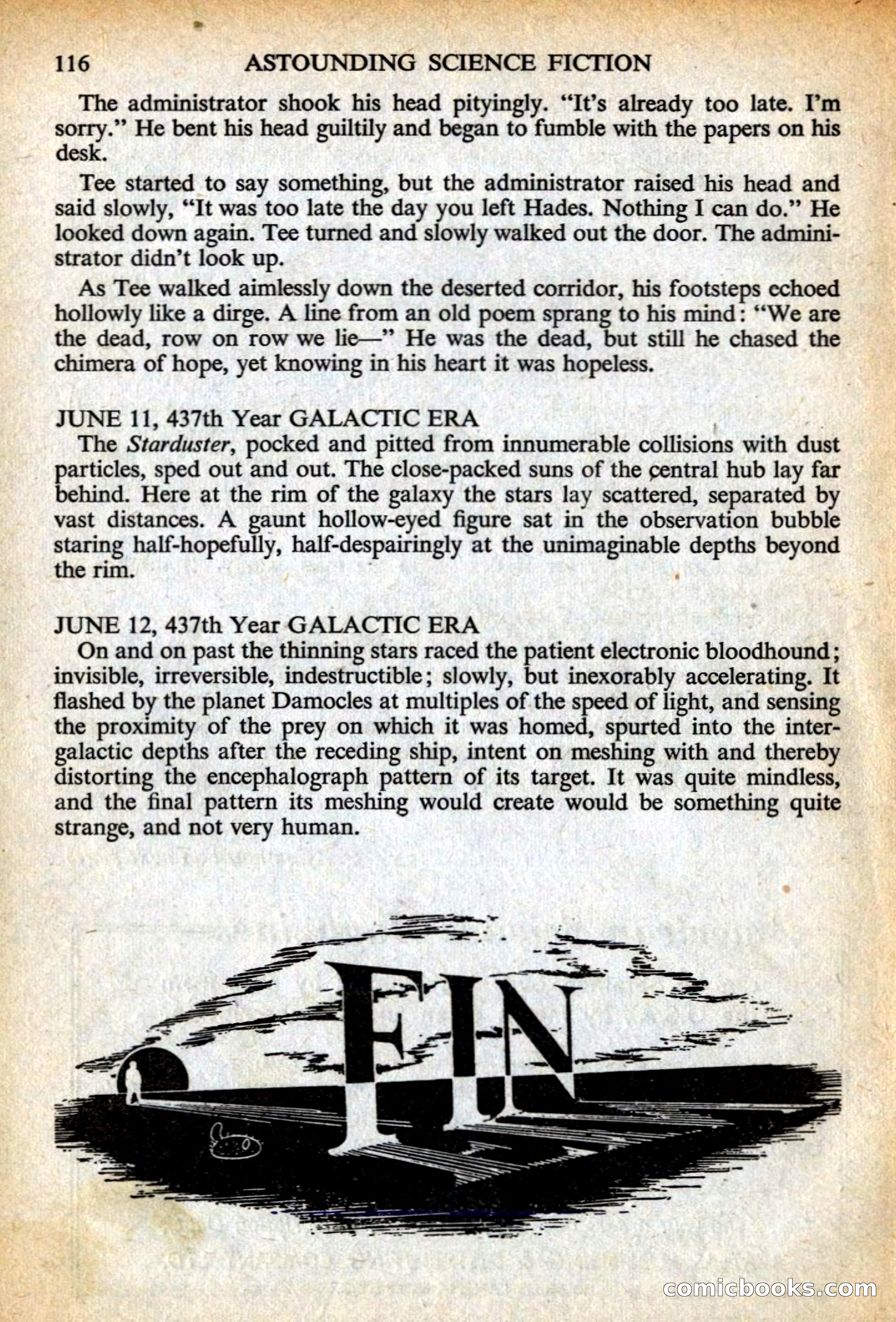 Astounding British Edition, May 1956 — page 118 of 132