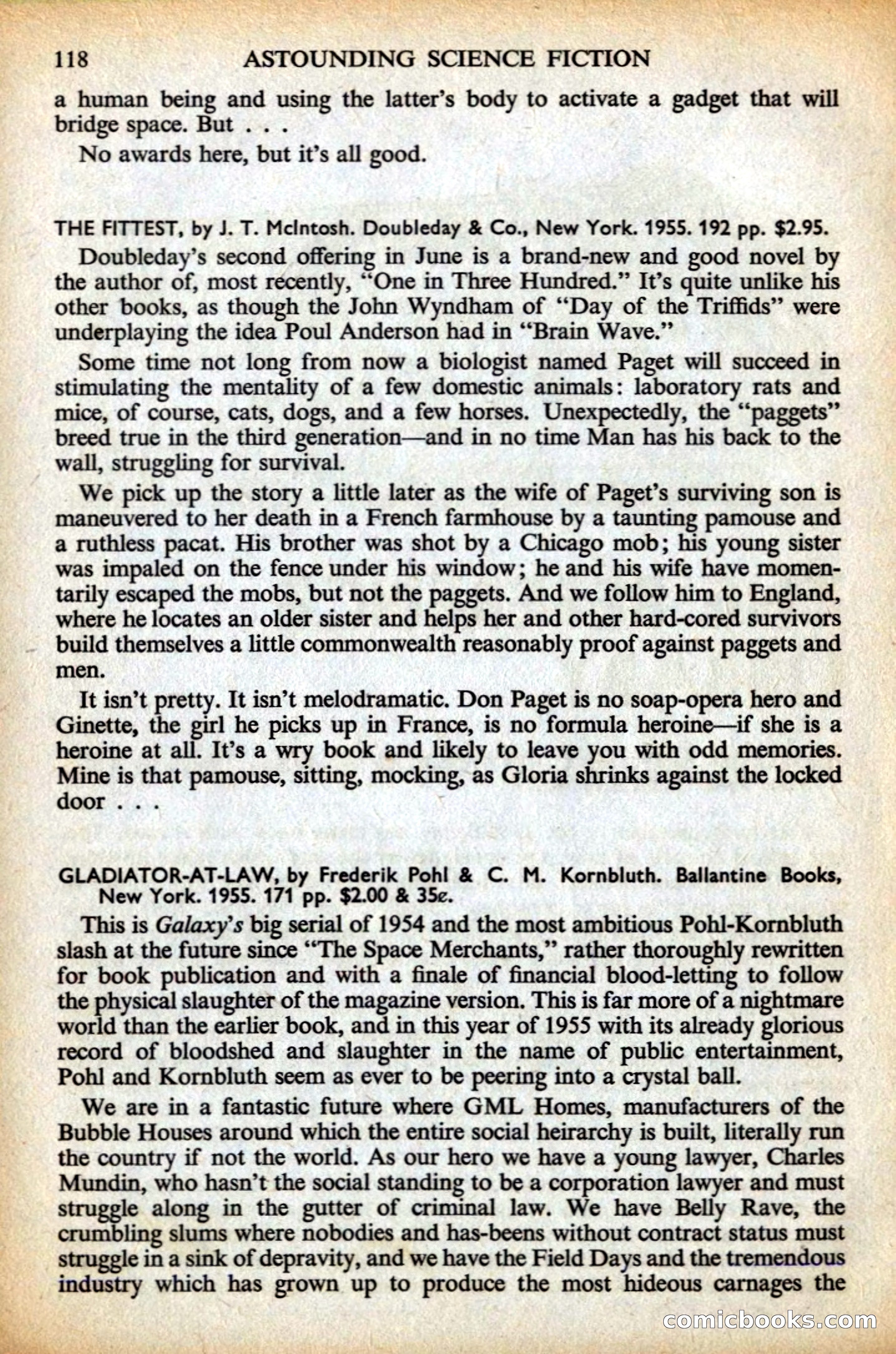 Astounding British Edition, May 1956 — page 120 of 132