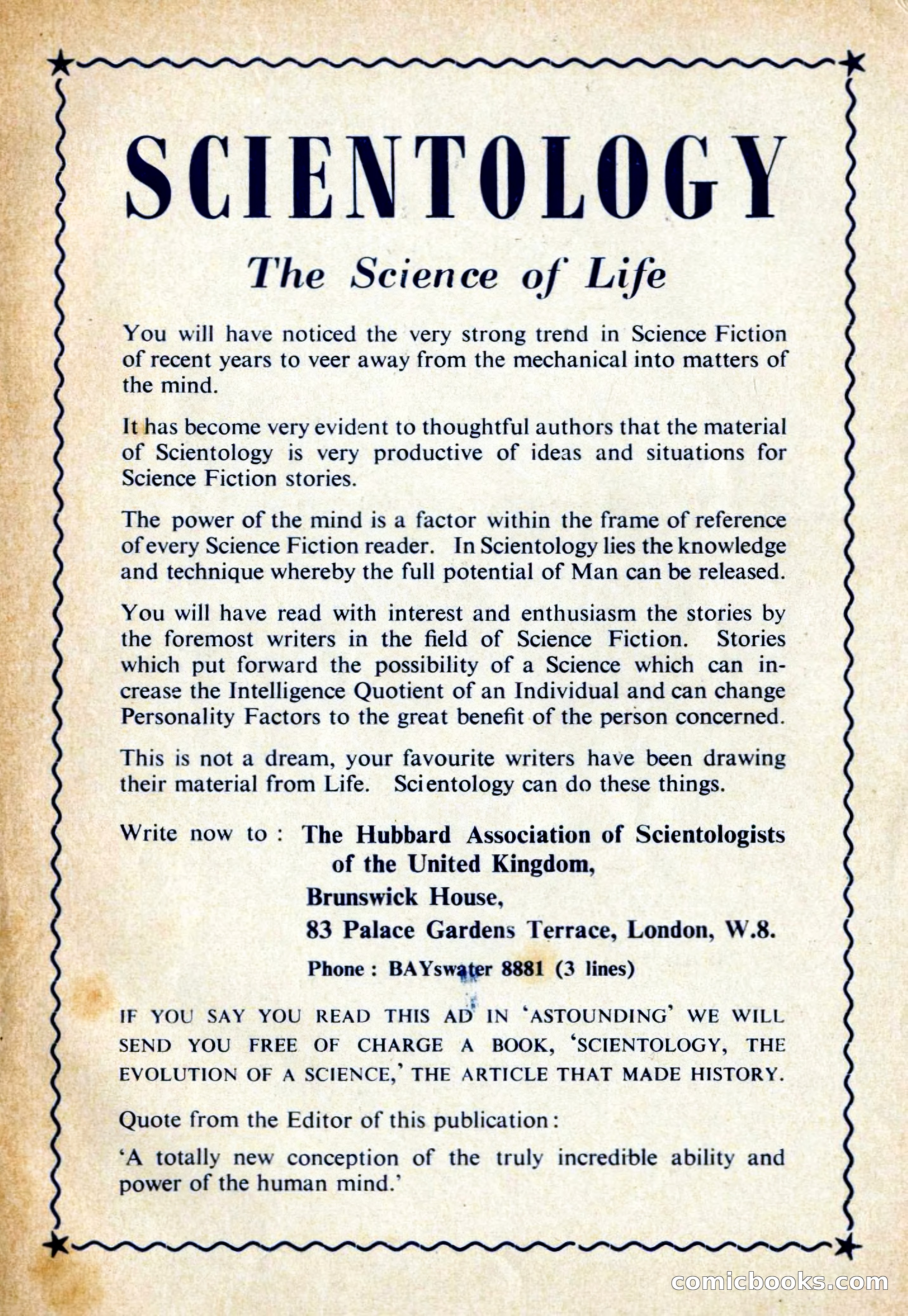 Astounding British Edition, May 1956 — page 130 of 132