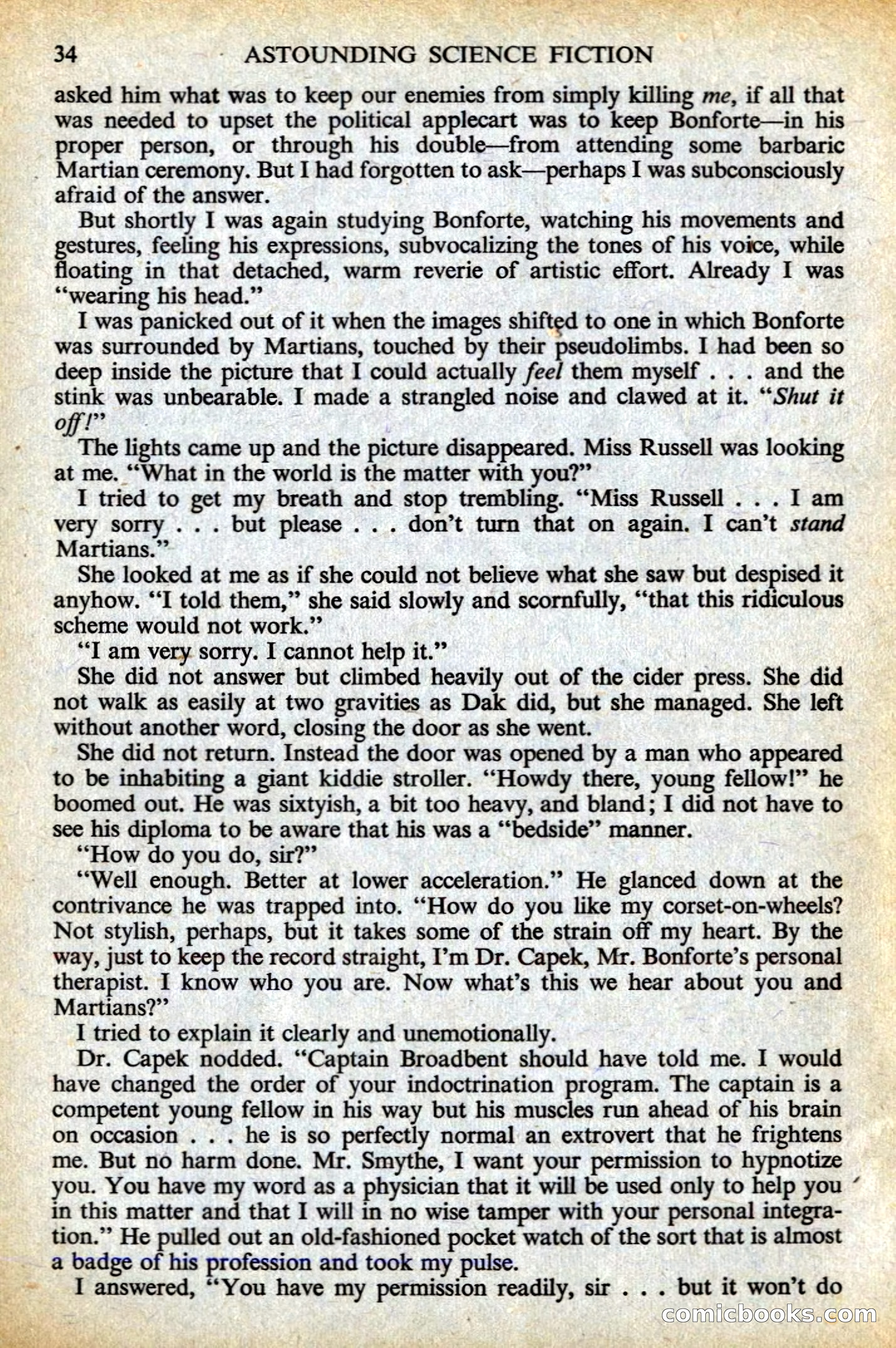 Astounding Science Fiction, British Edition — page 36 of 132