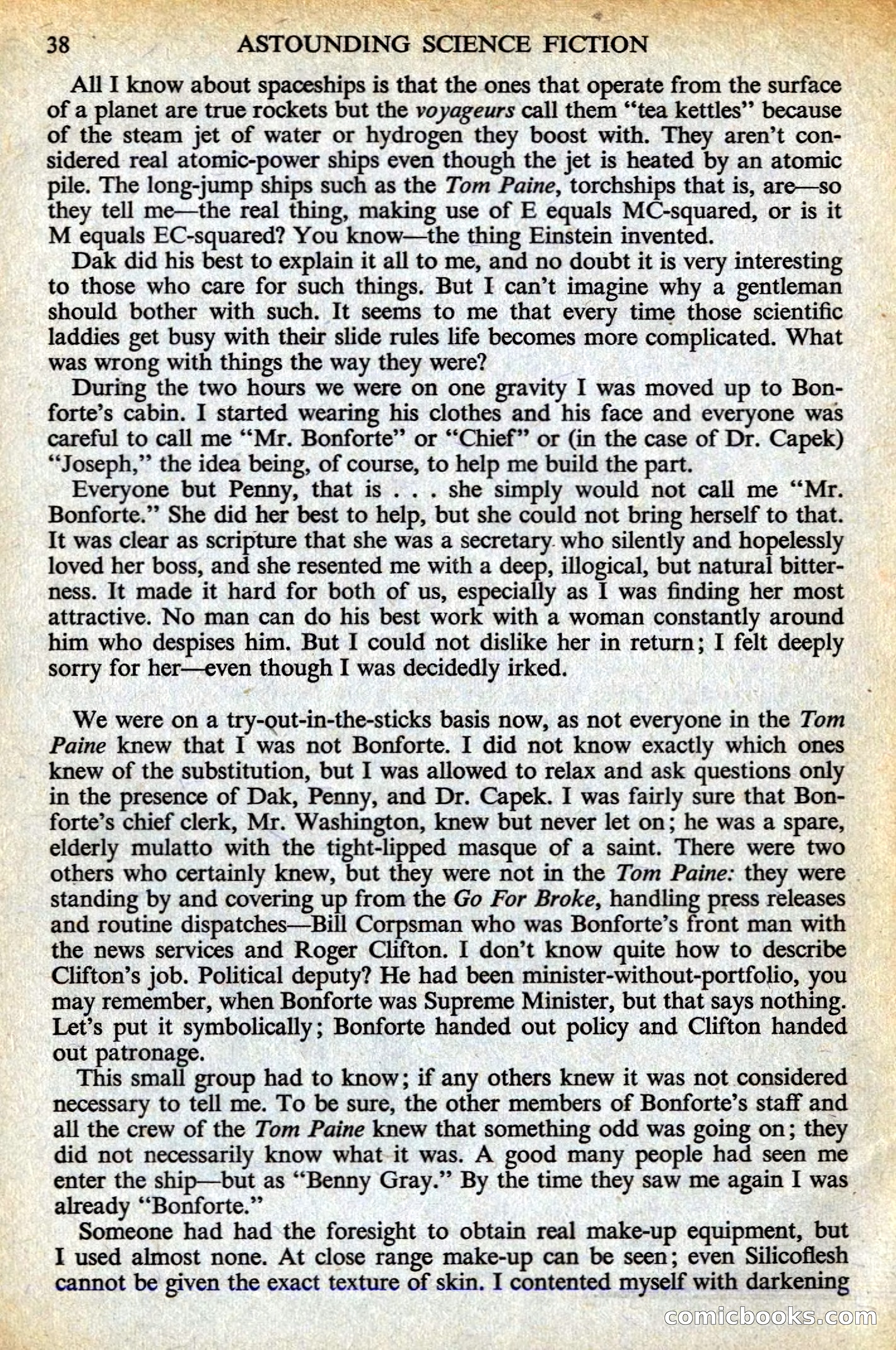 Astounding Science Fiction, British Edition — page 40 of 132