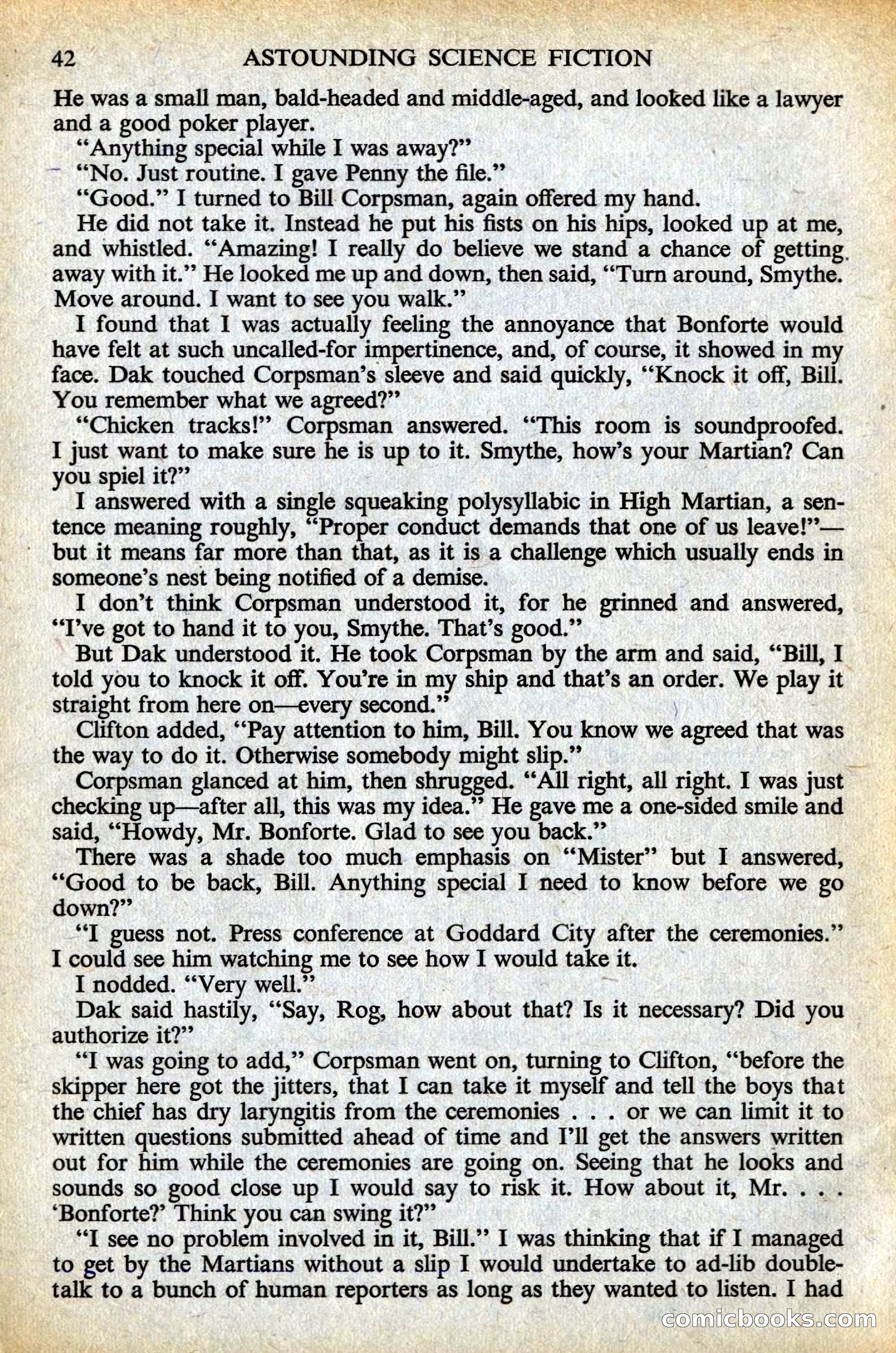 Astounding Science Fiction, British Edition — page 44 of 132