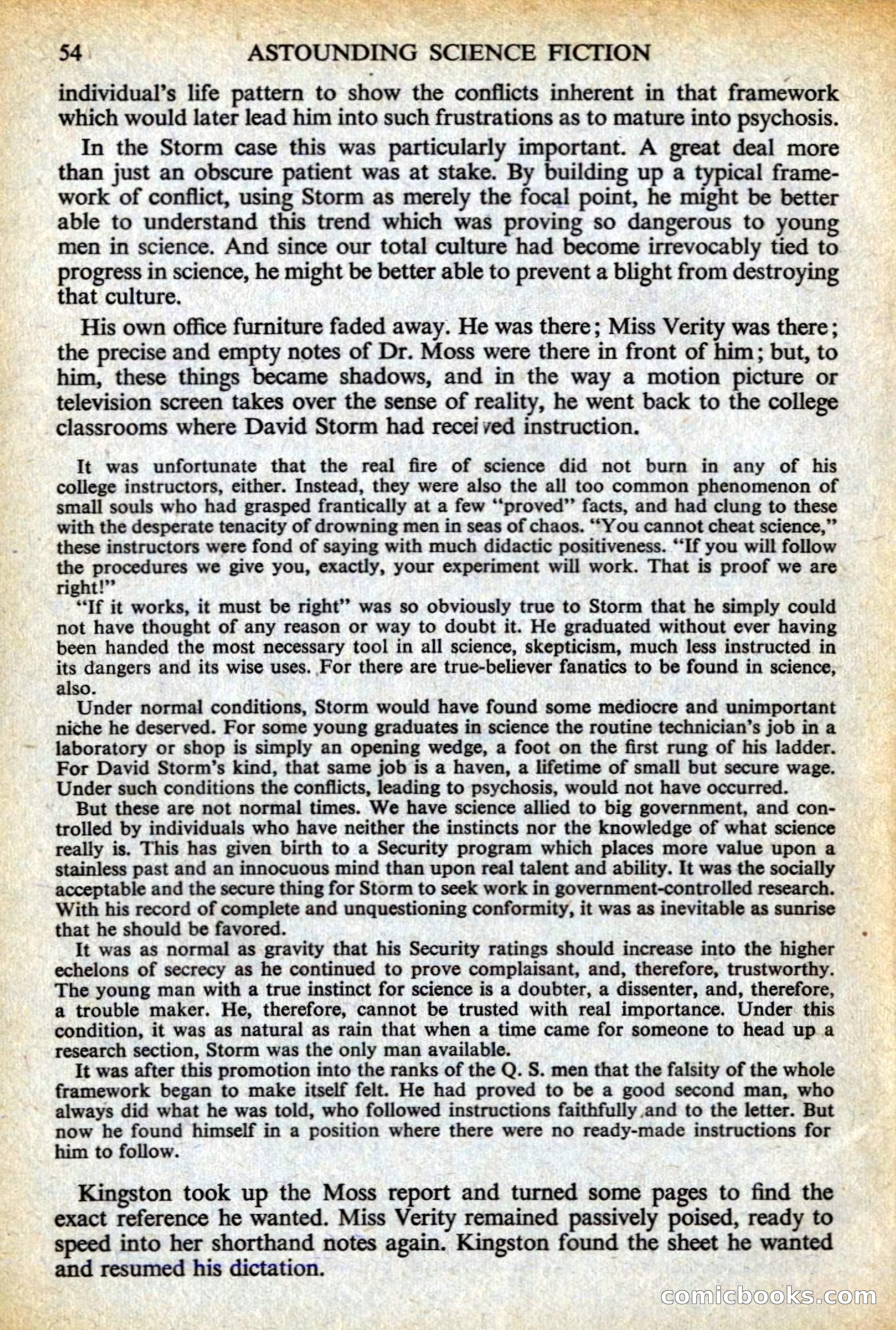 Astounding Science Fiction, British Edition — page 56 of 132