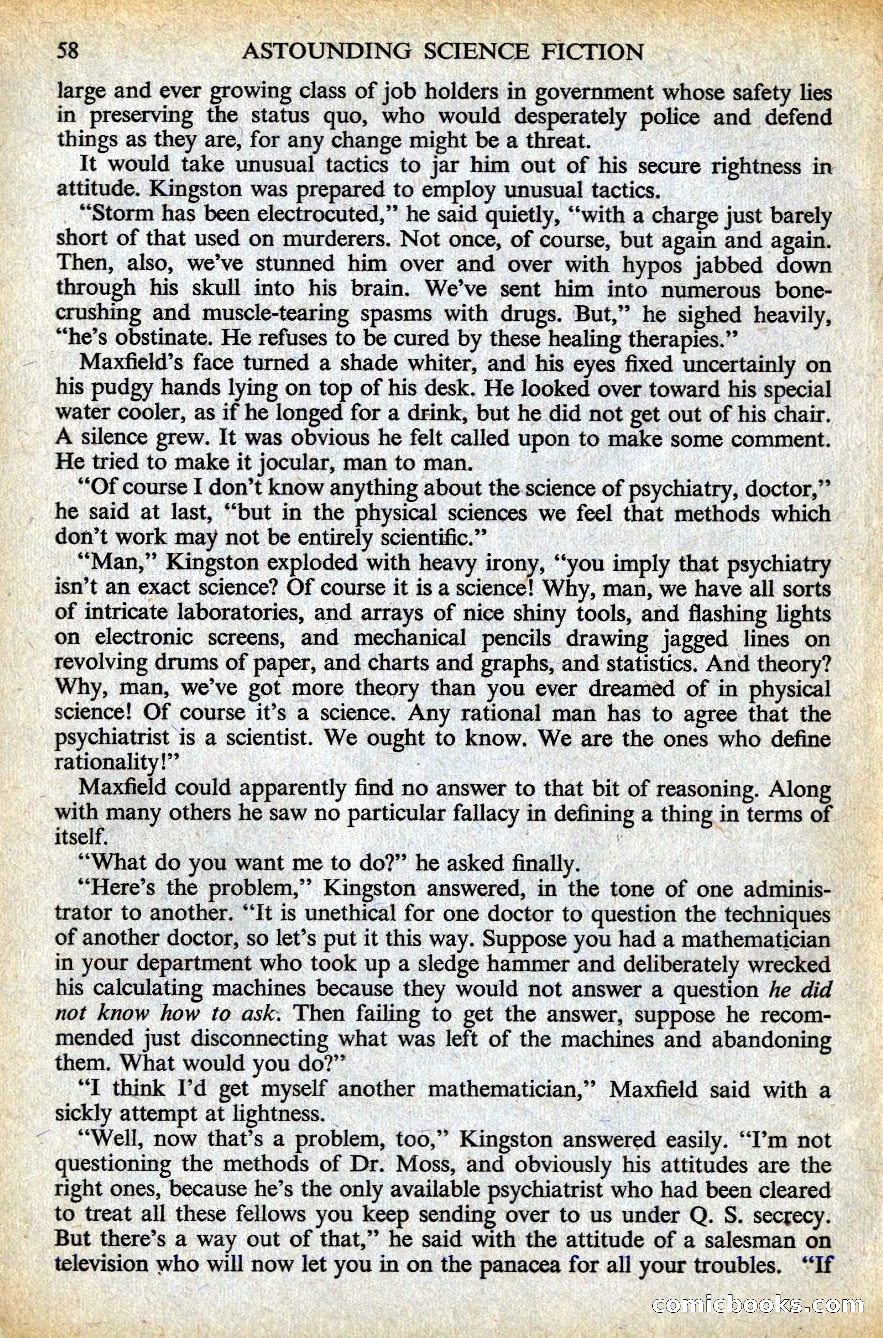 Astounding Science Fiction, British Edition — page 60 of 132