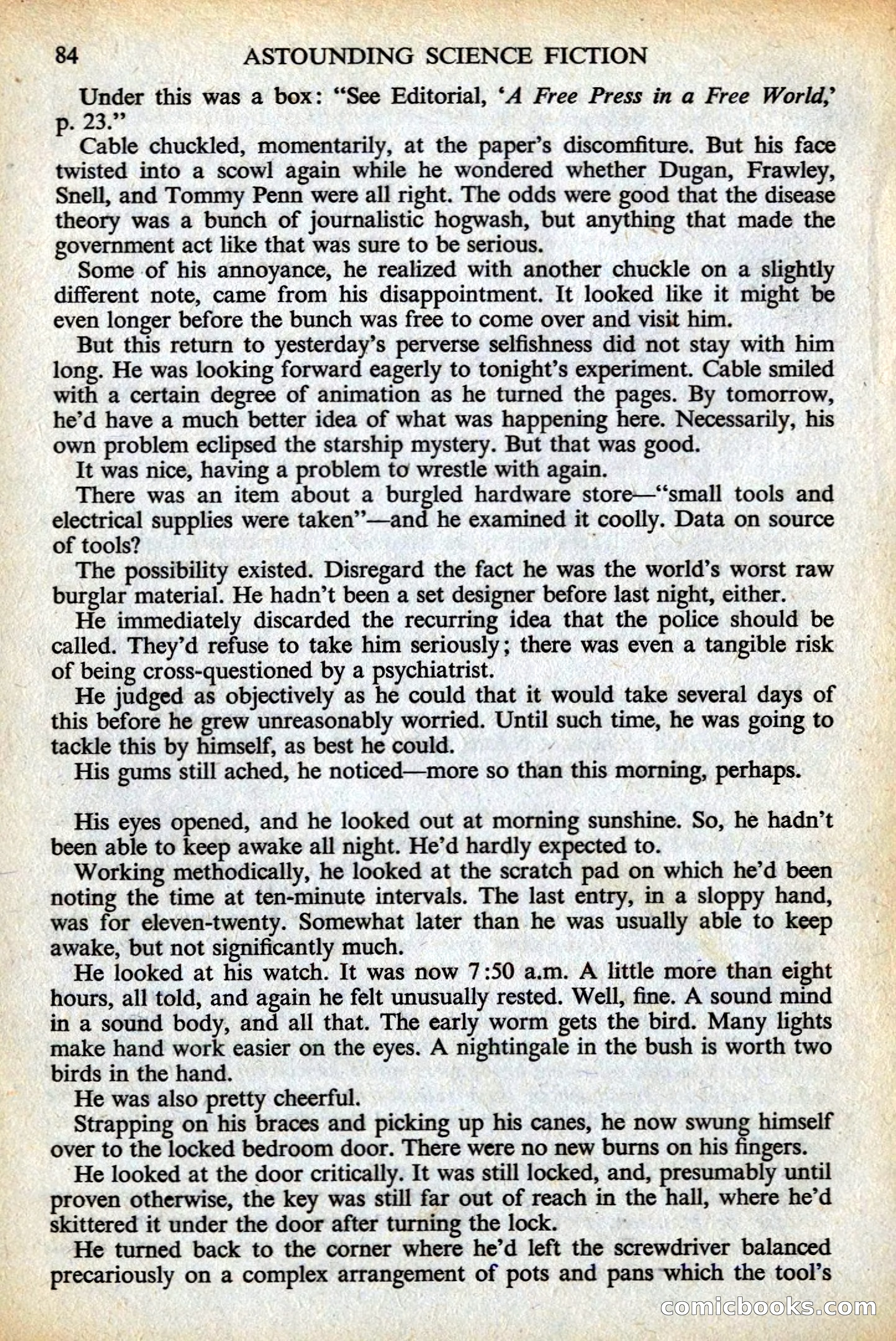 Astounding Science Fiction, British Edition — page 86 of 132