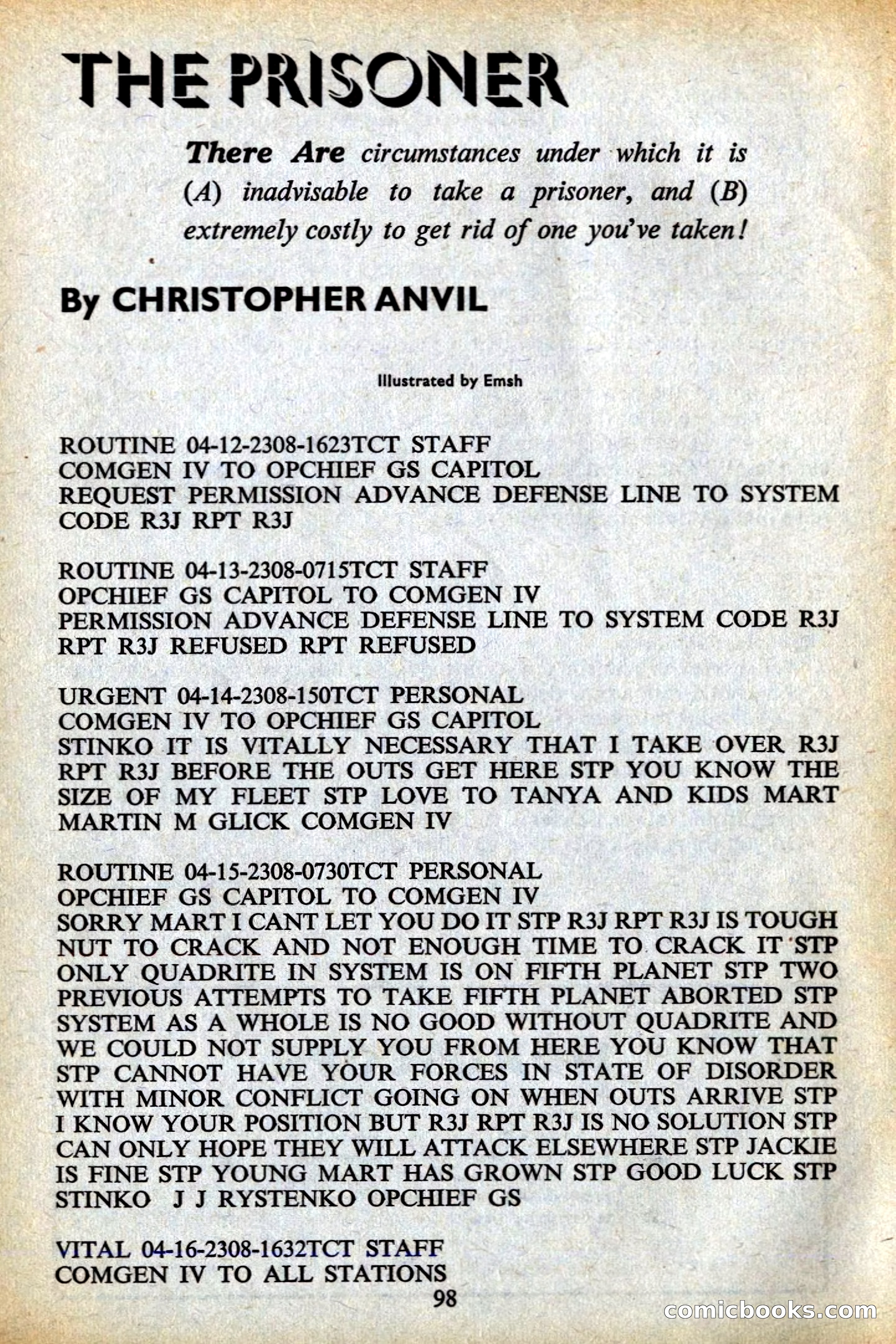 Astounding Science Fiction, British Edition — page 100 of 132