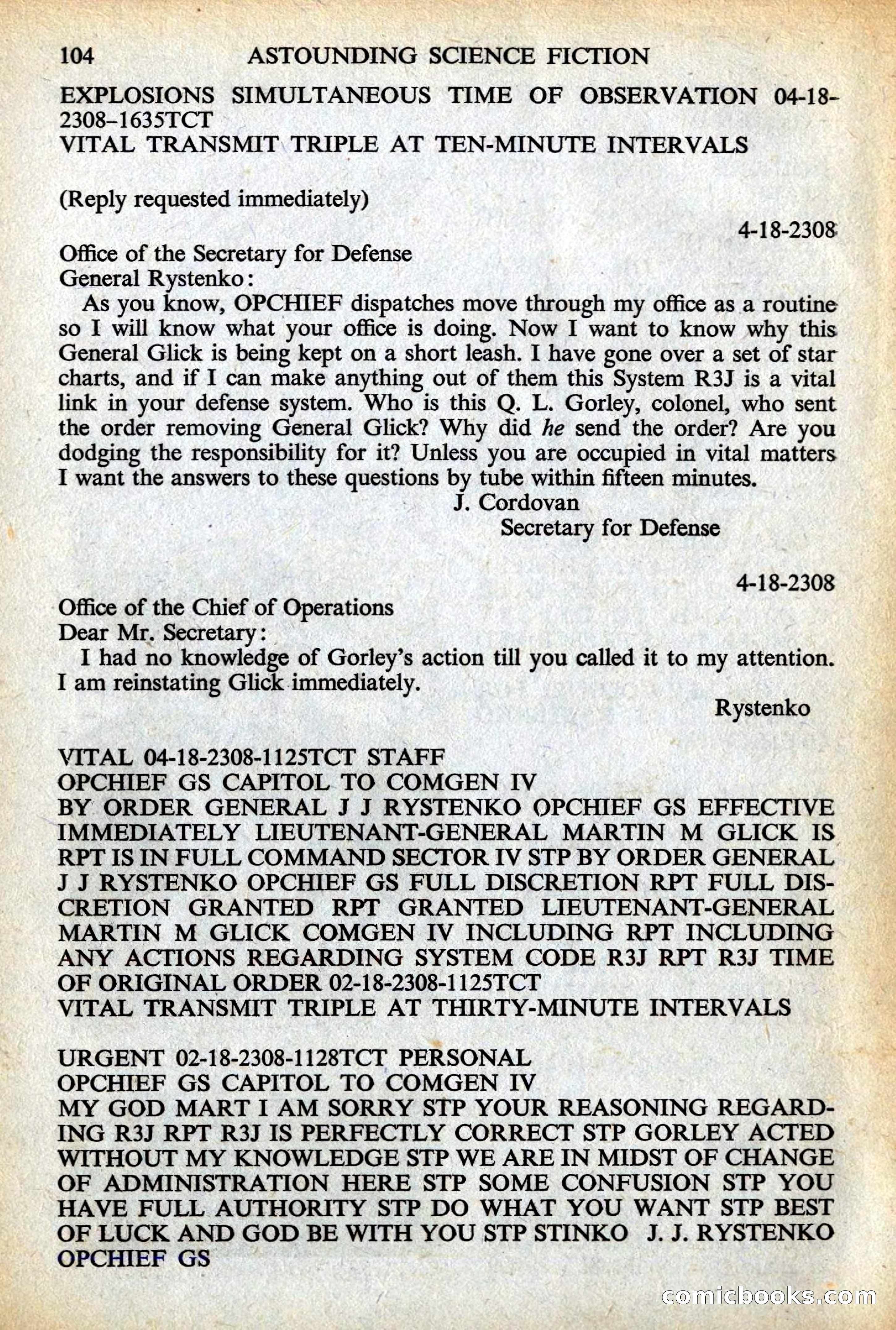 Astounding Science Fiction, British Edition — page 106 of 132