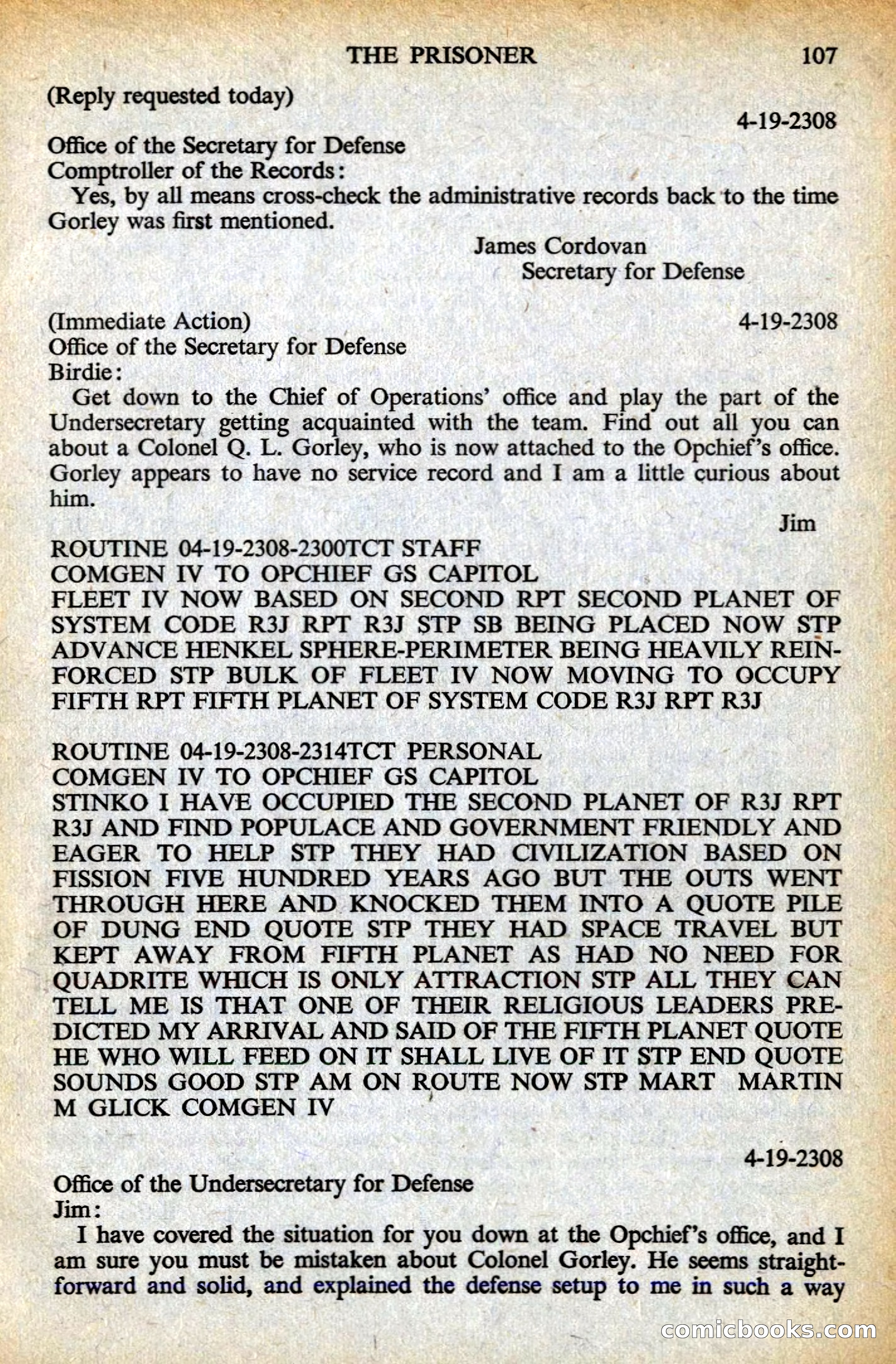 Astounding Science Fiction, British Edition — page 109 of 132