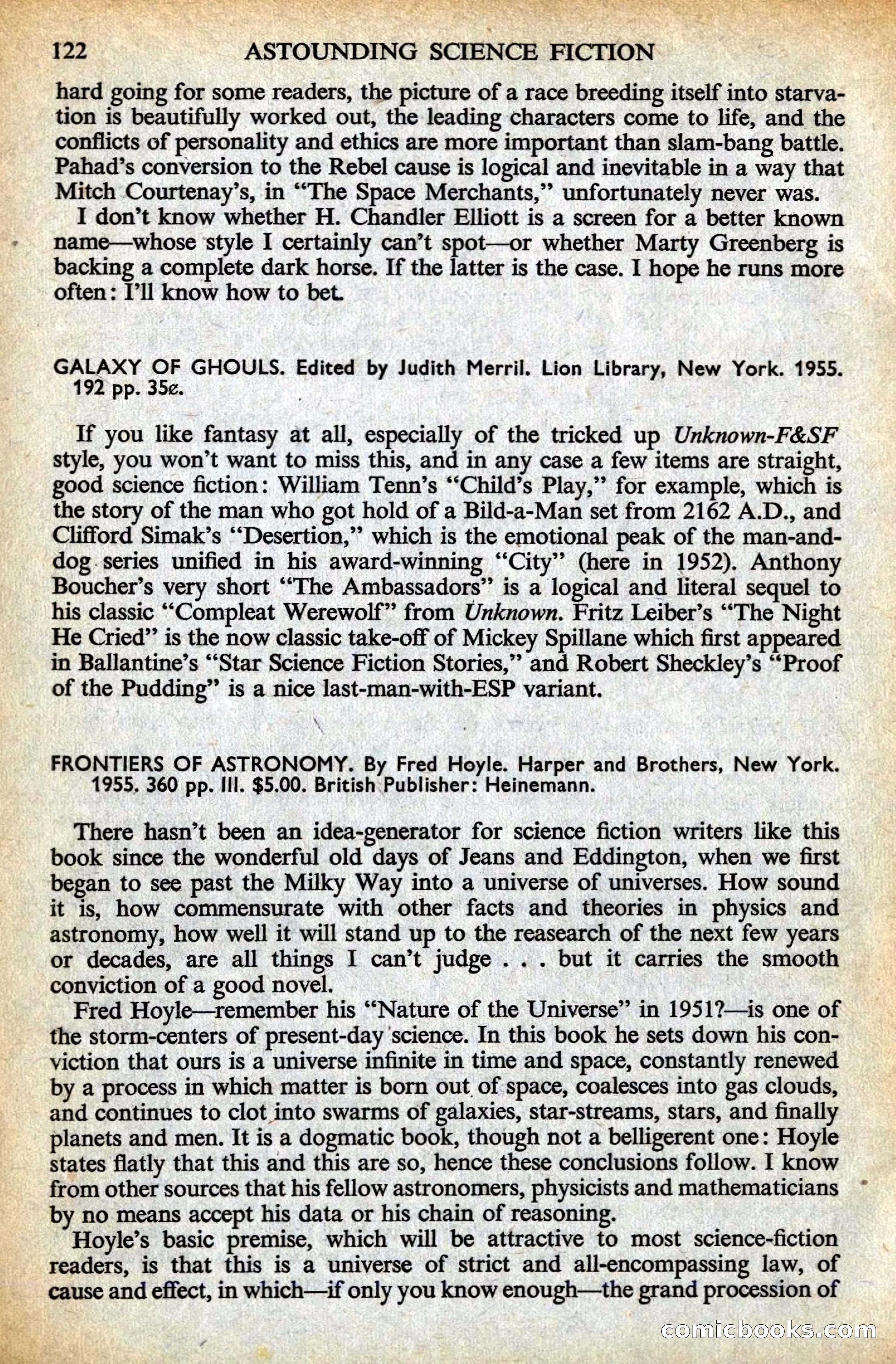 Astounding Science Fiction, British Edition — page 124 of 132