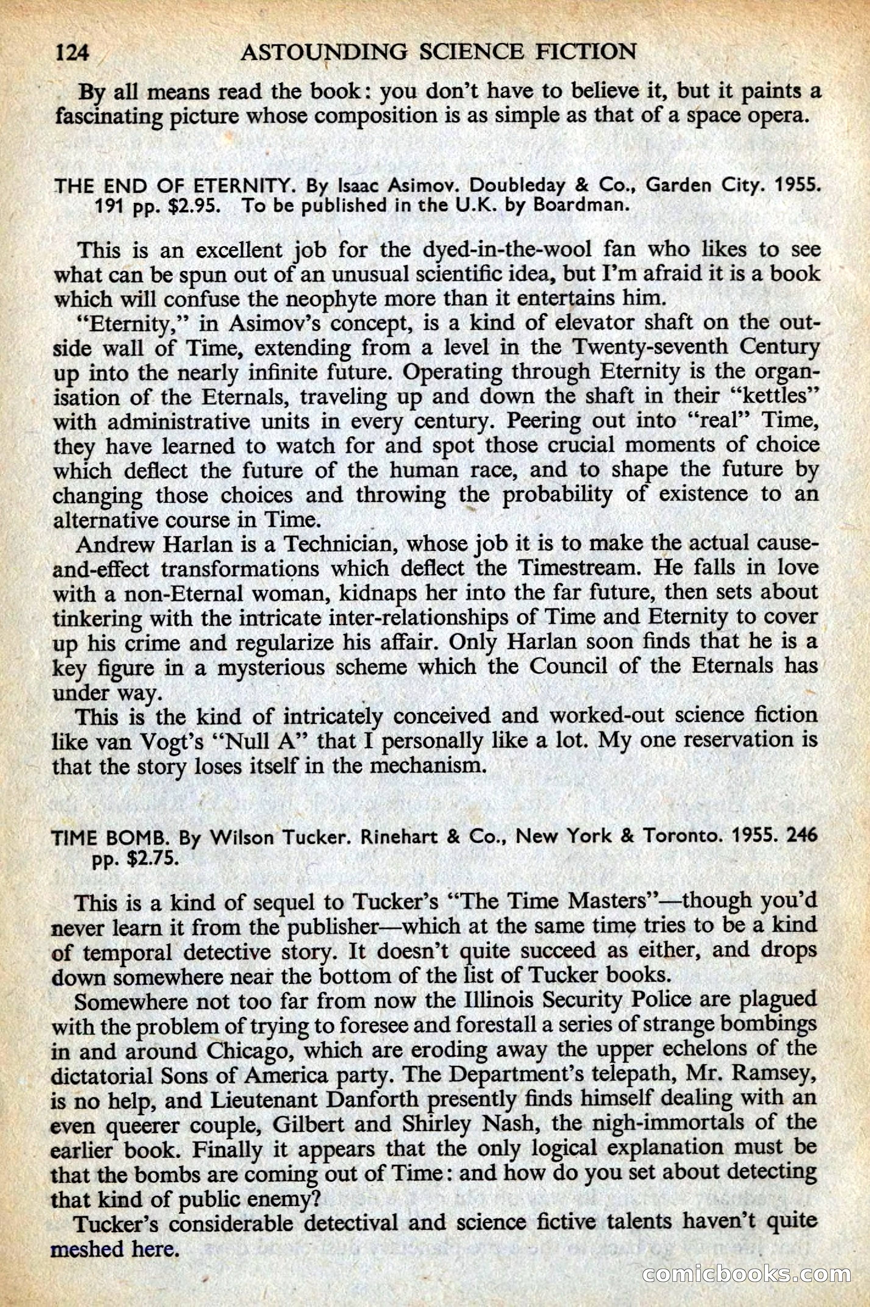 Astounding Science Fiction, British Edition — page 126 of 132