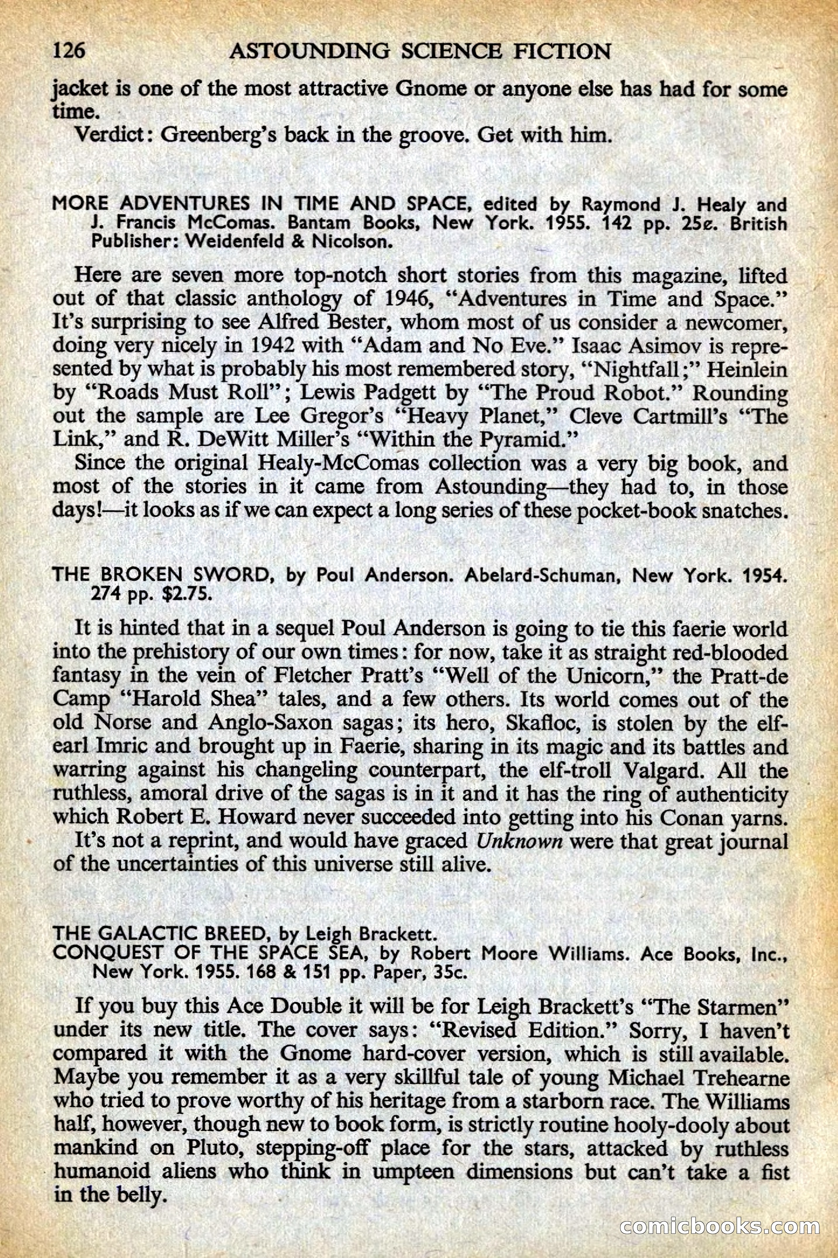 Astounding Science Fiction, British Edition — page 128 of 132