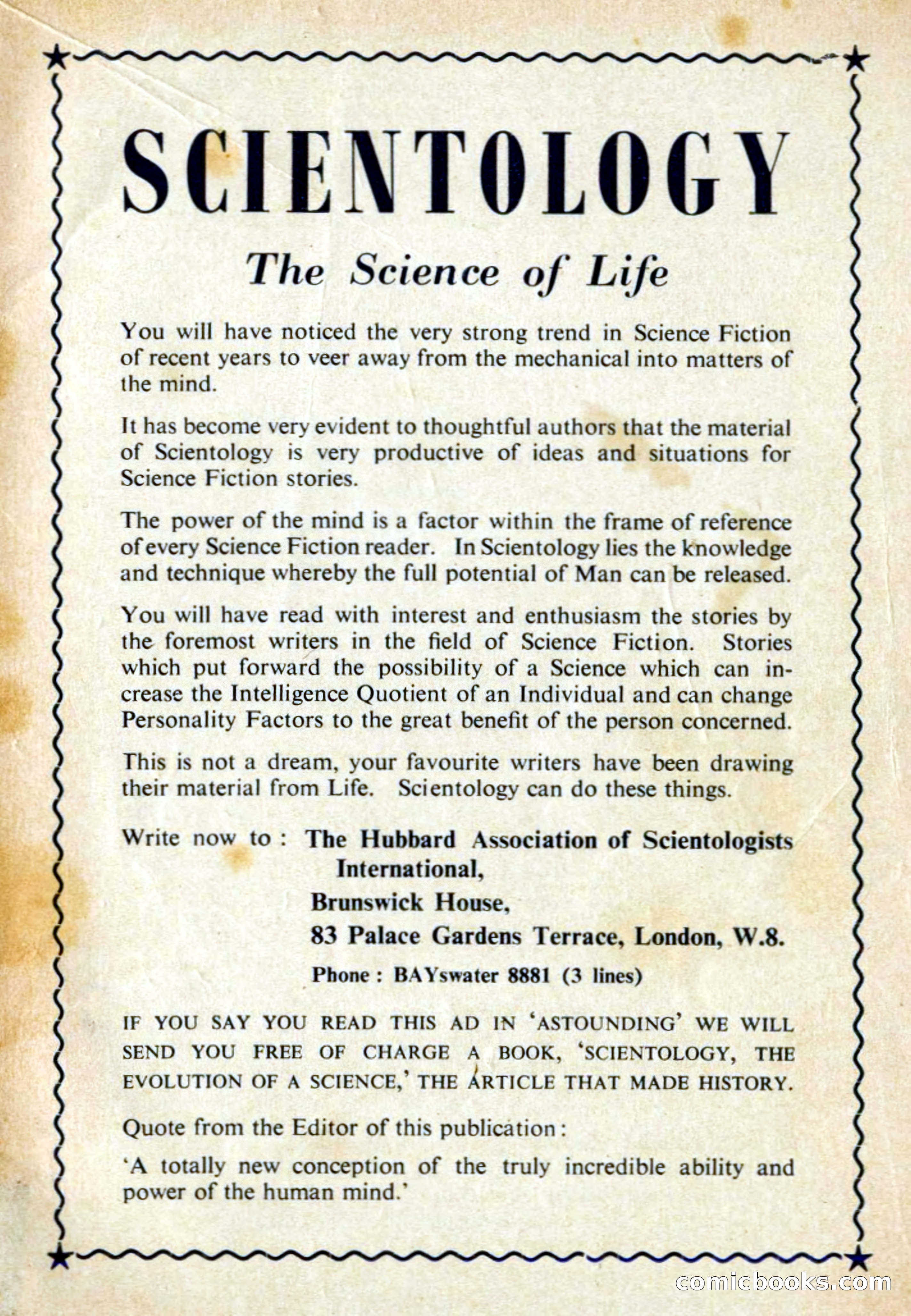 Astounding Science Fiction, British Edition — page 130 of 132