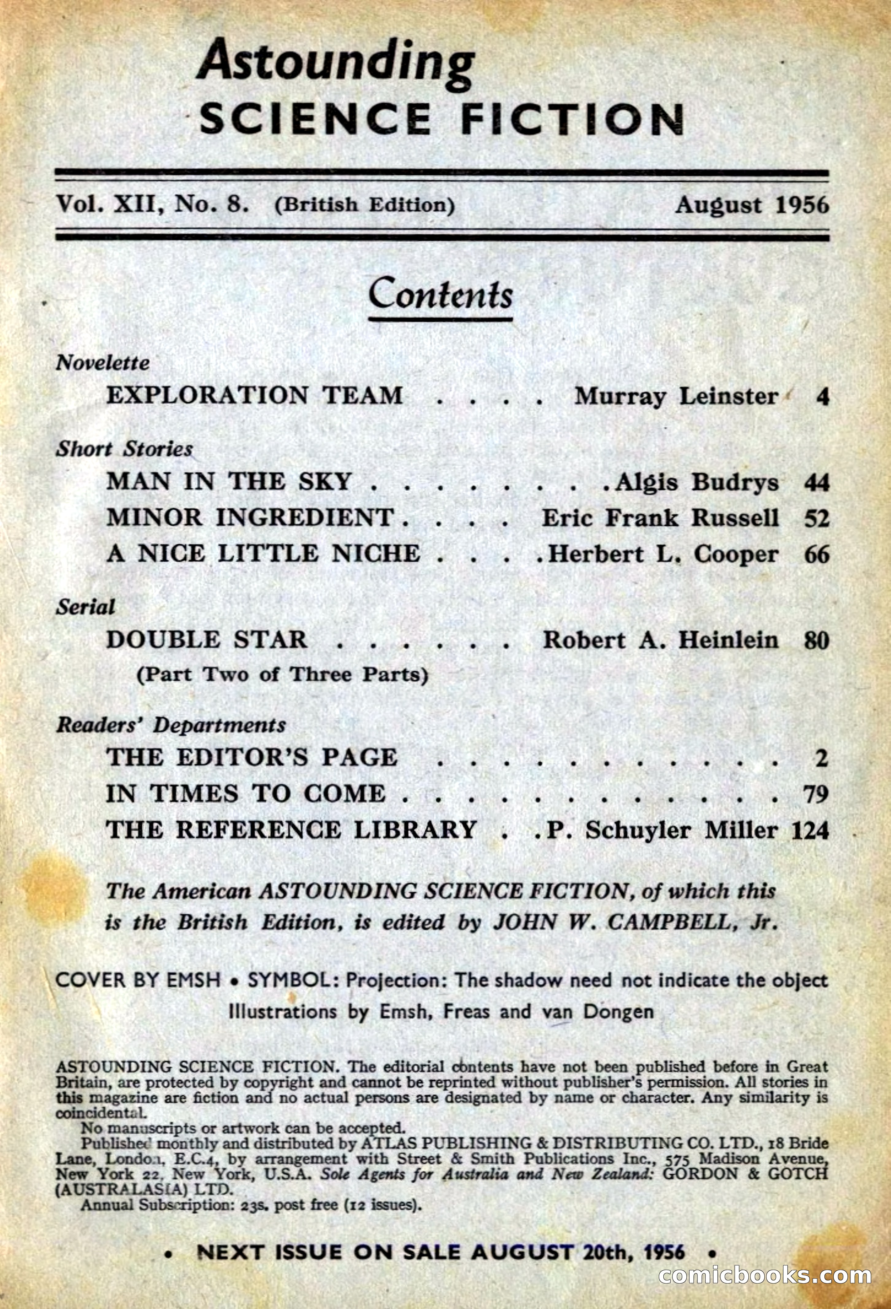Astounding British Edition, Vol. 12, No. 8 — page 3 of 132