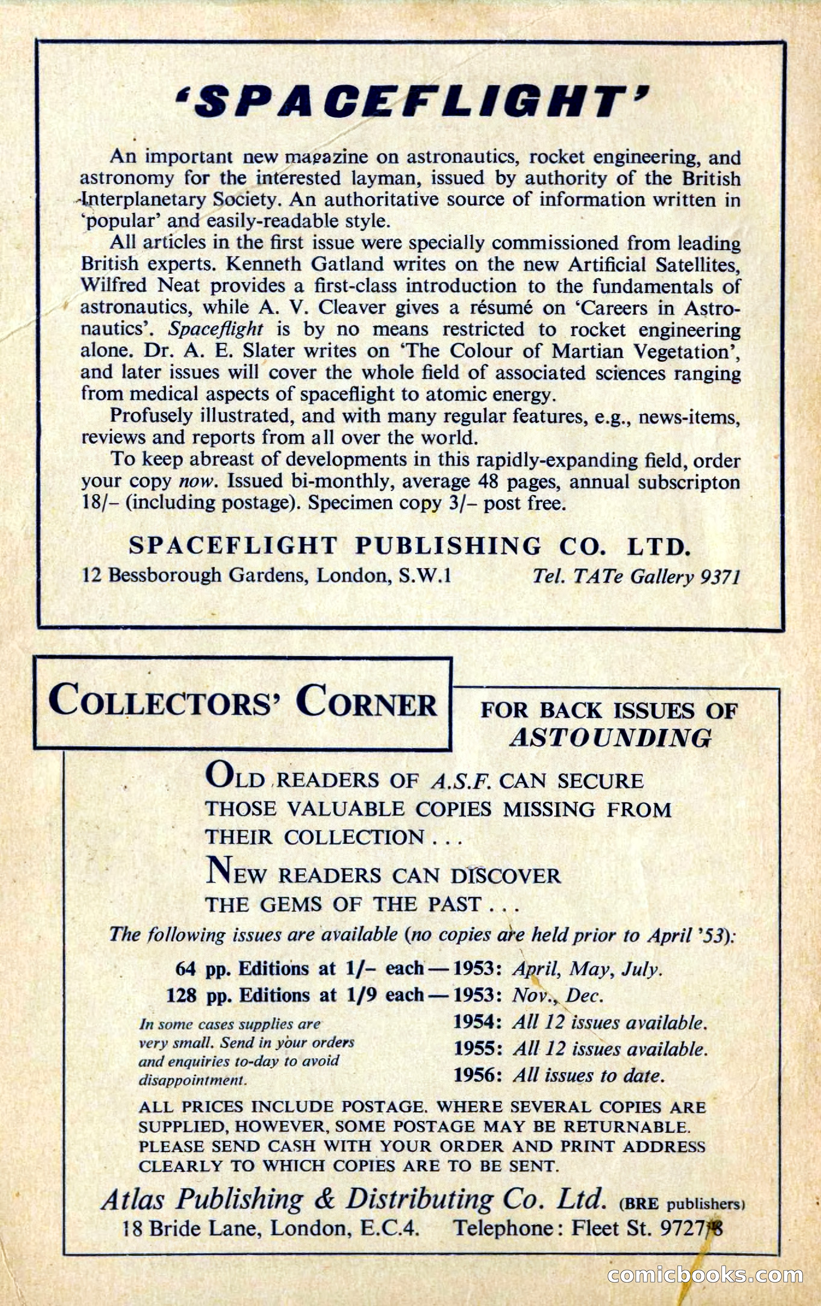 Astounding Science Fiction, British Edition — page 1 of 132