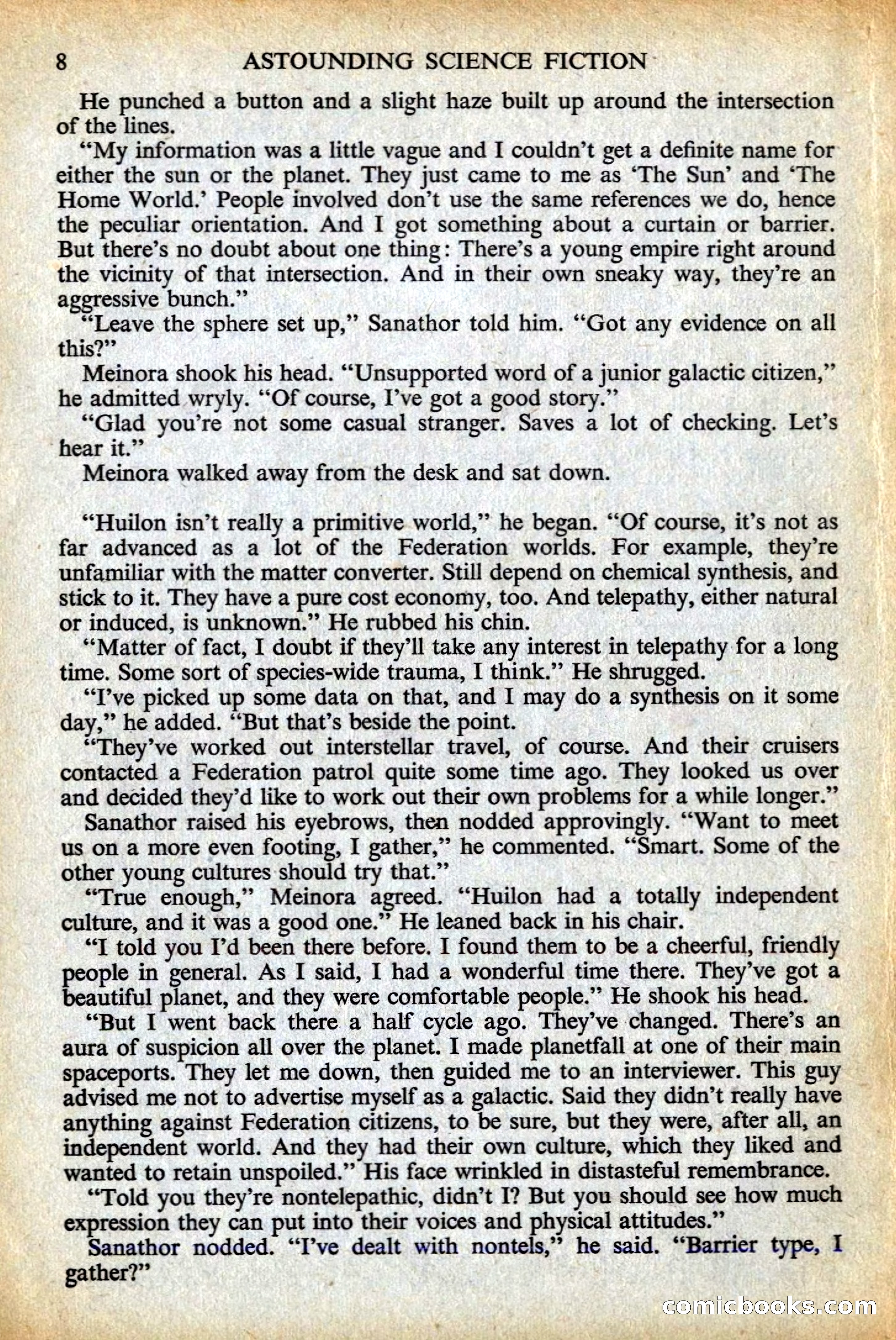 Astounding Science Fiction, British Edition — page 10 of 132
