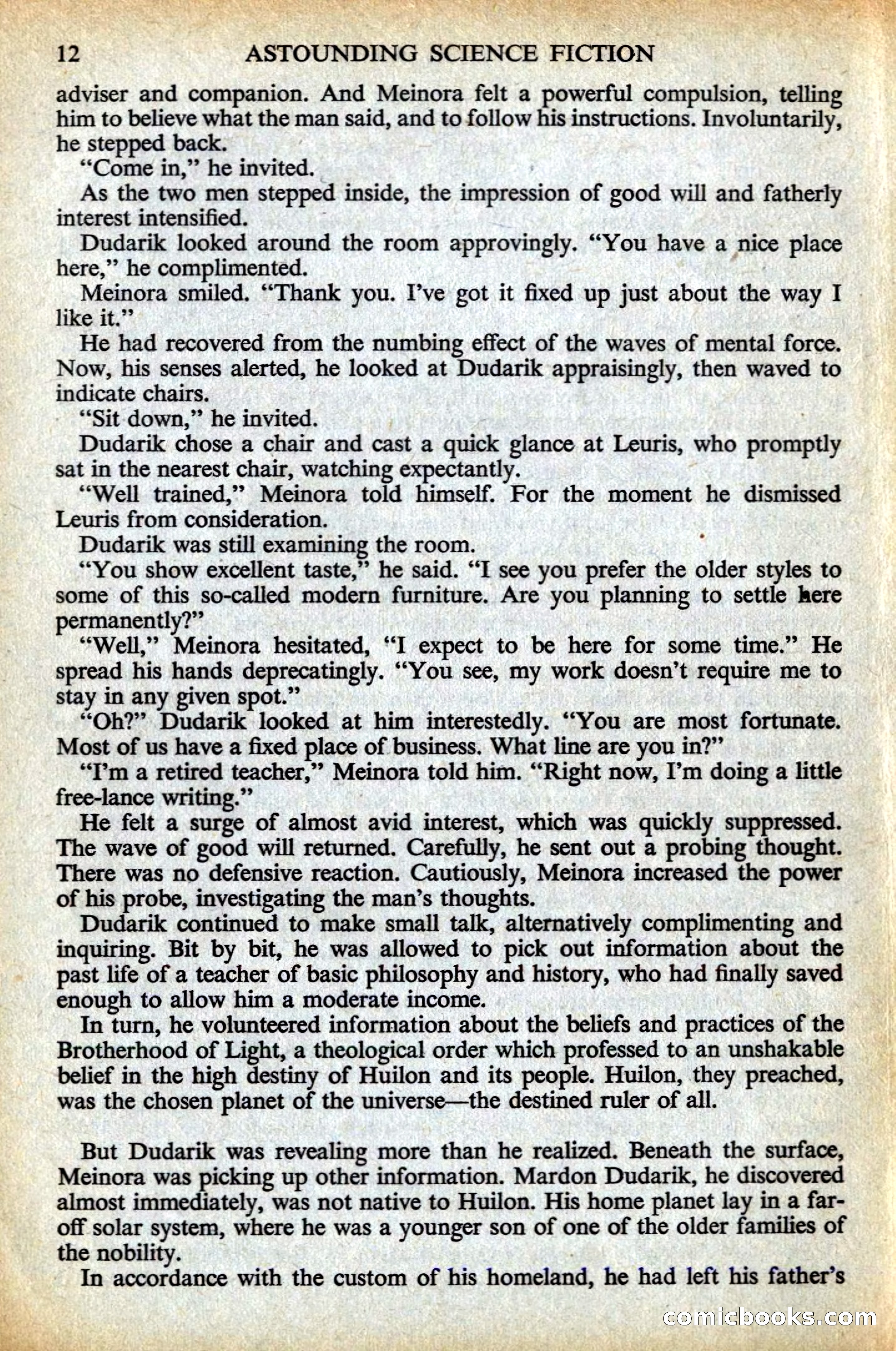 Astounding Science Fiction, British Edition — page 14 of 132