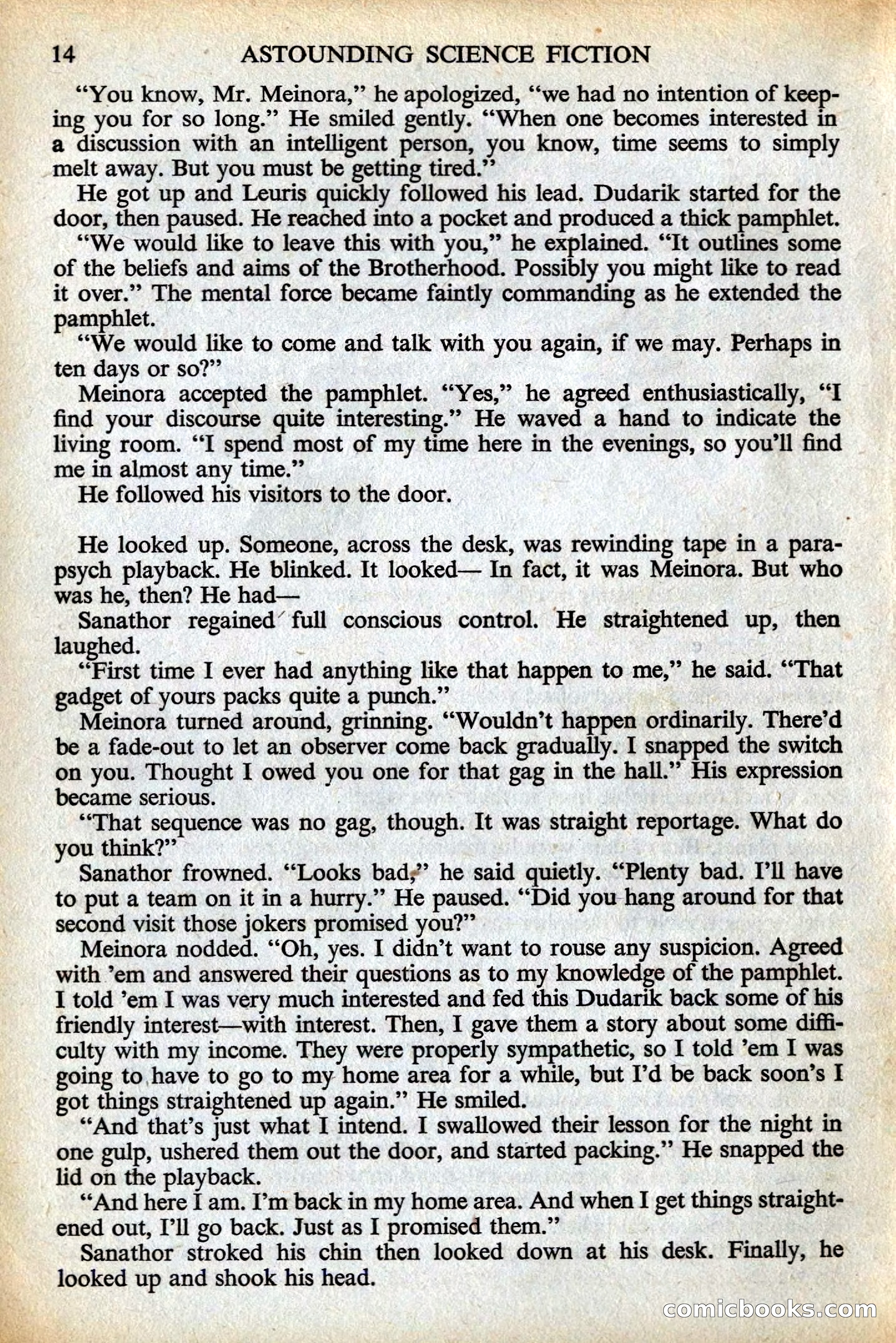Astounding Science Fiction, British Edition — page 16 of 132
