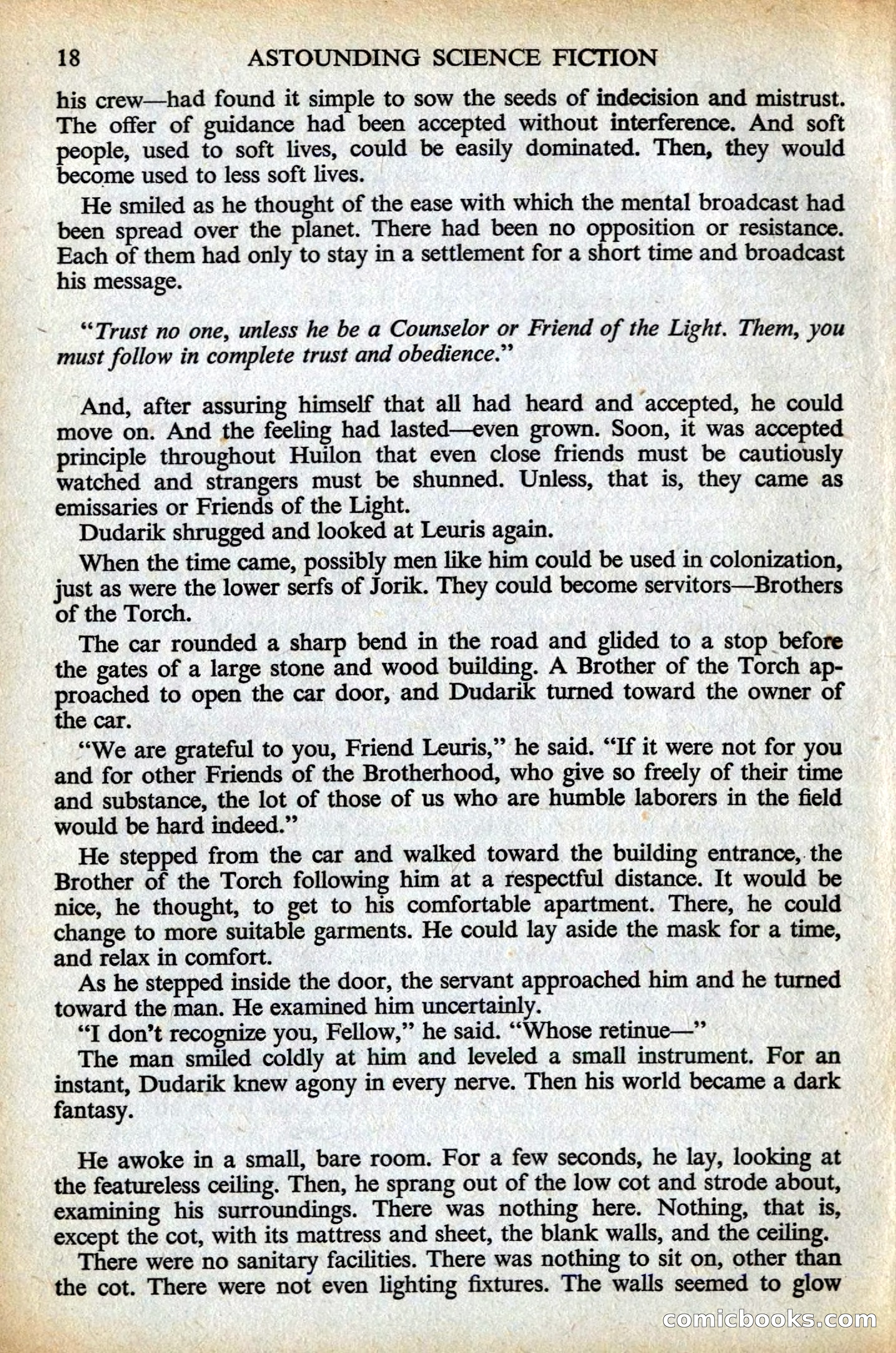 Astounding Science Fiction, British Edition — page 20 of 132