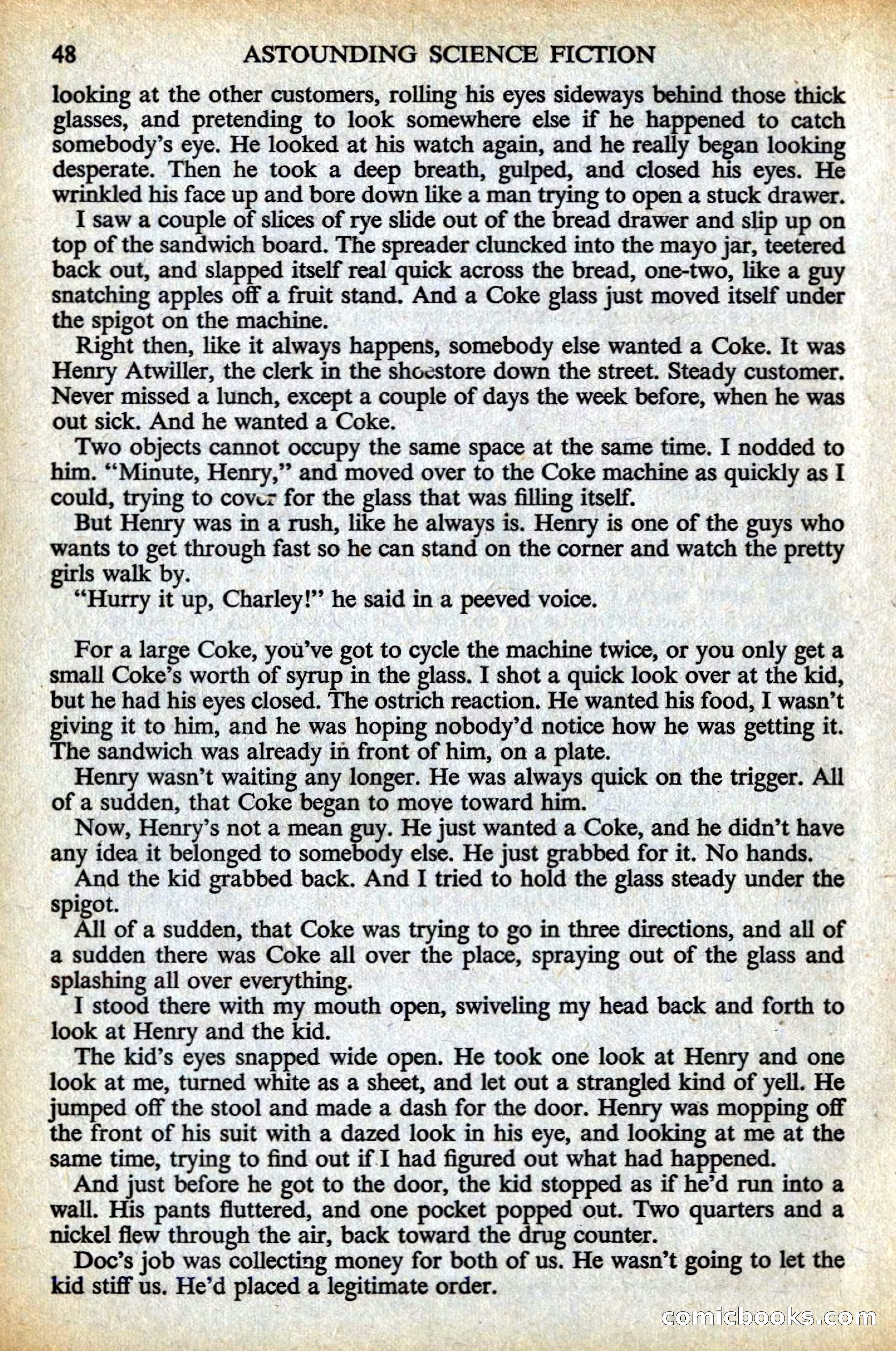 Astounding Science Fiction, British Edition — page 50 of 132