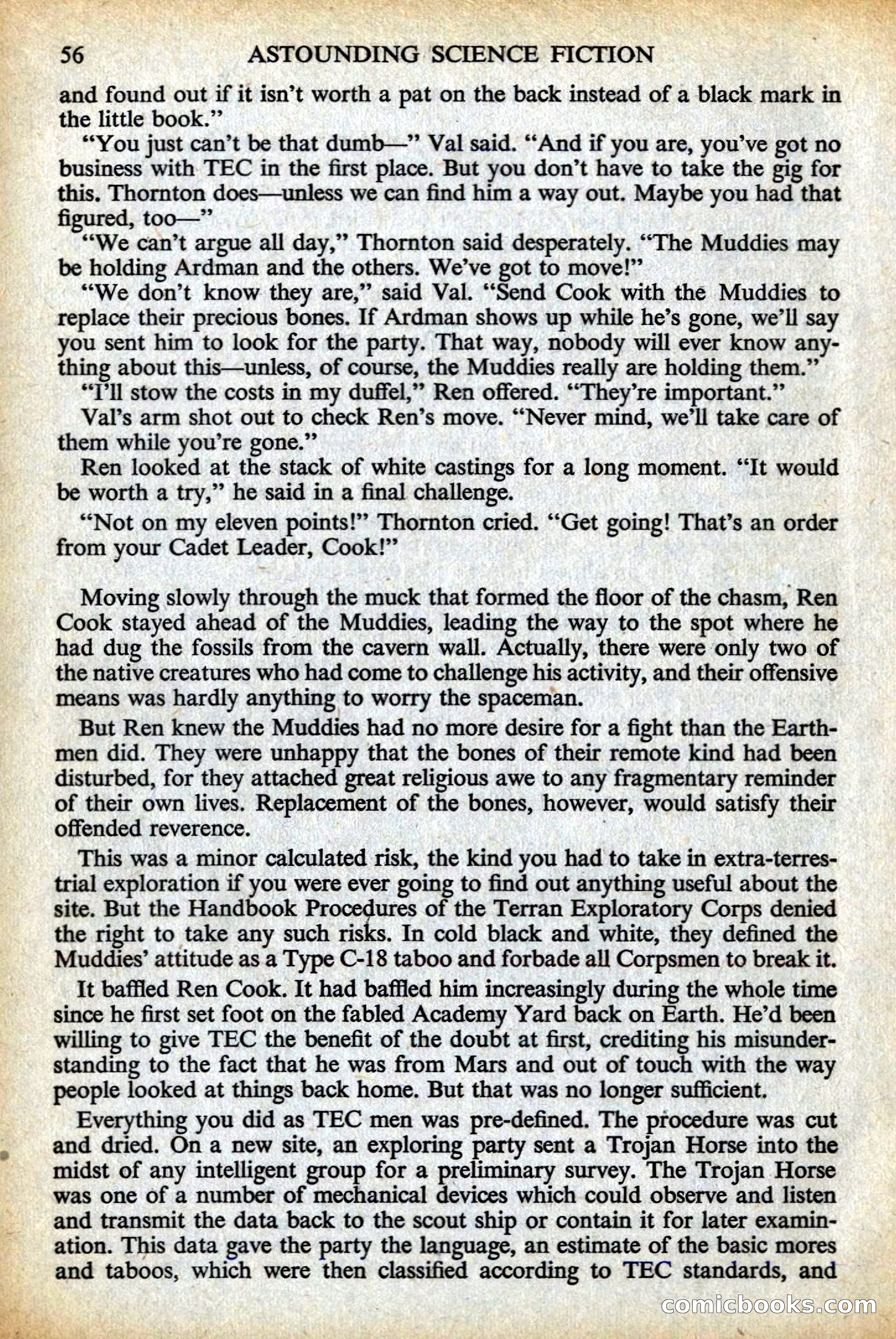 Astounding Science Fiction, British Edition — page 58 of 132
