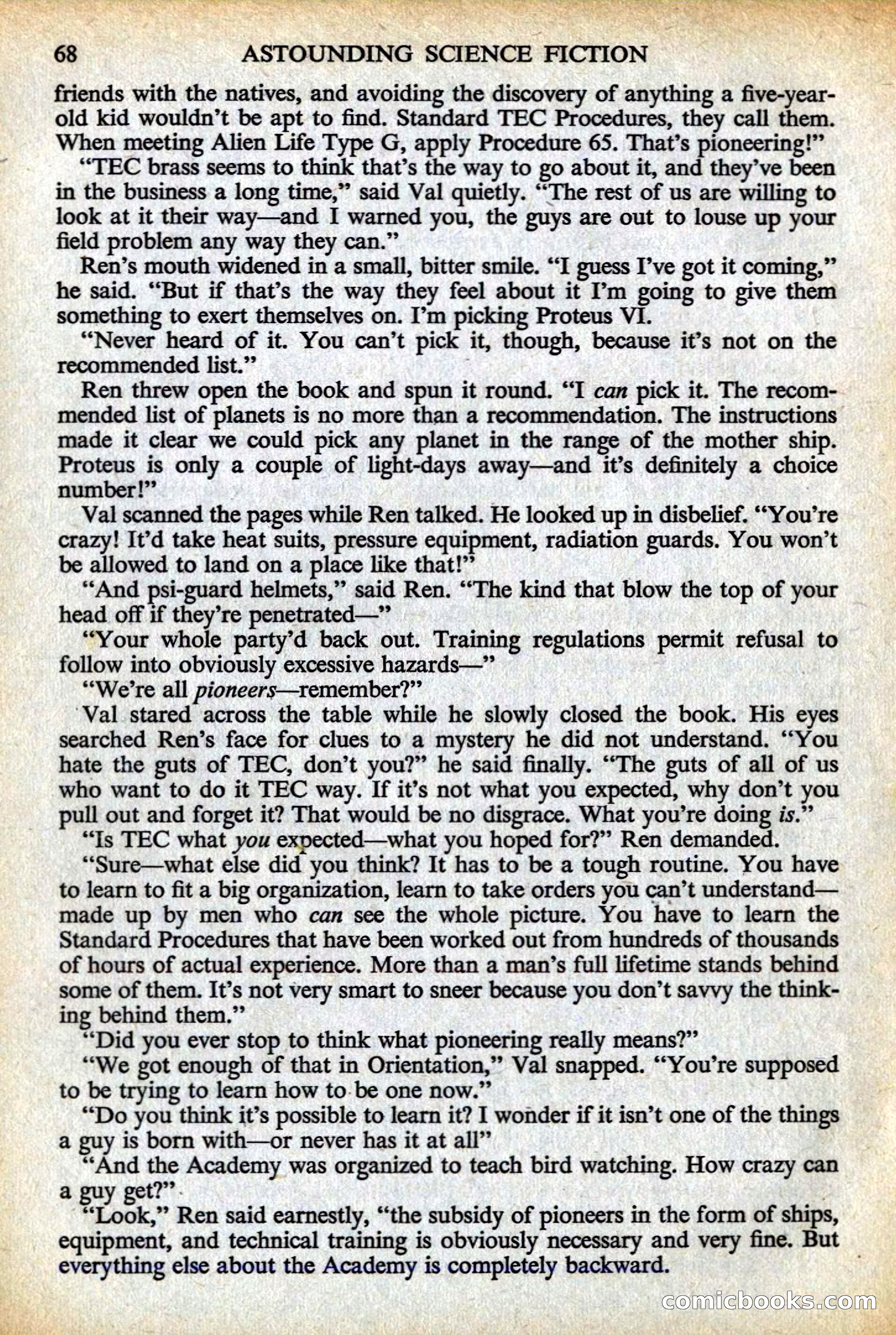 Astounding Science Fiction, British Edition — page 70 of 132