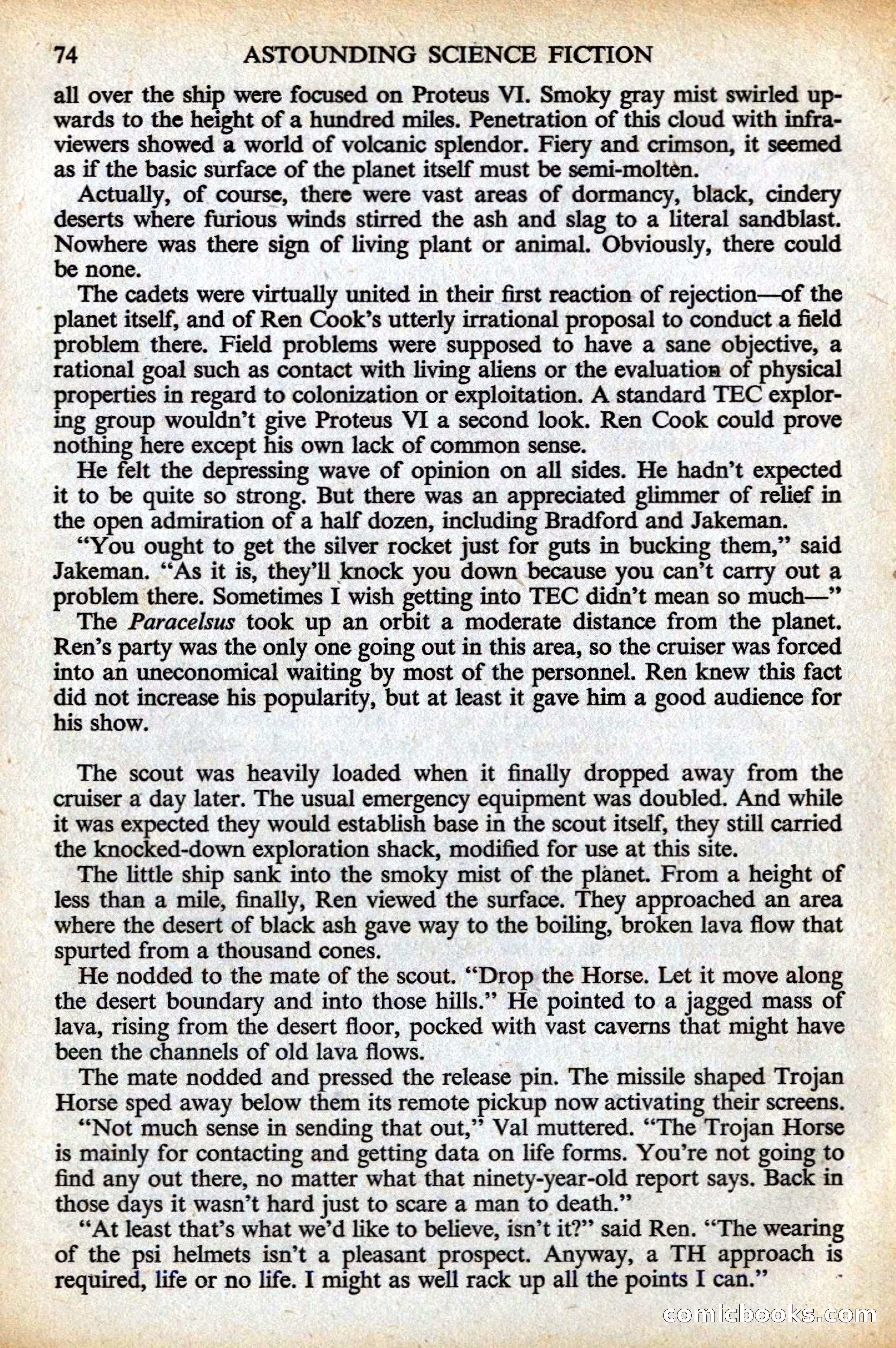 Astounding Science Fiction, British Edition — page 76 of 132