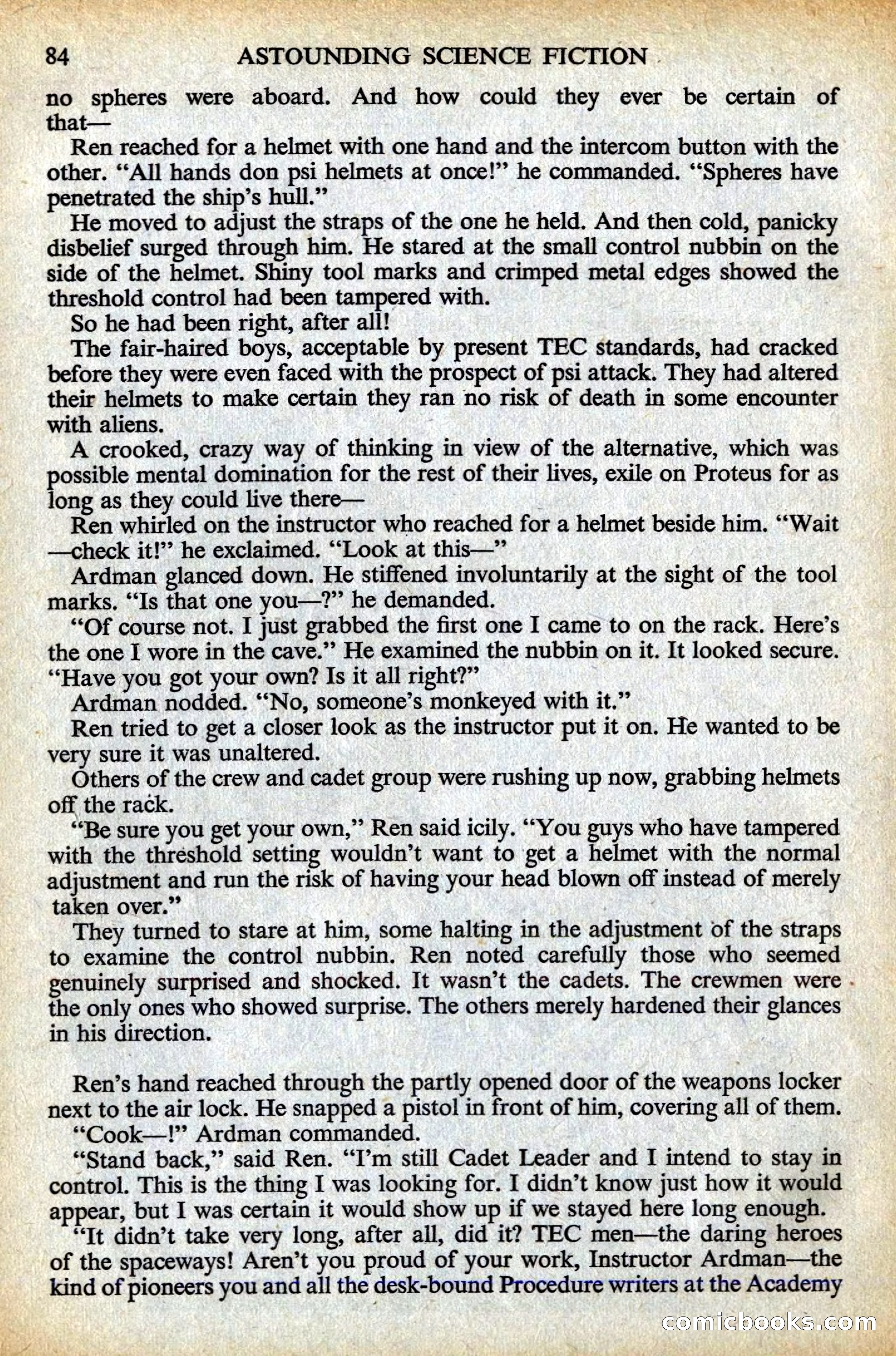 Astounding Science Fiction, British Edition — page 86 of 132